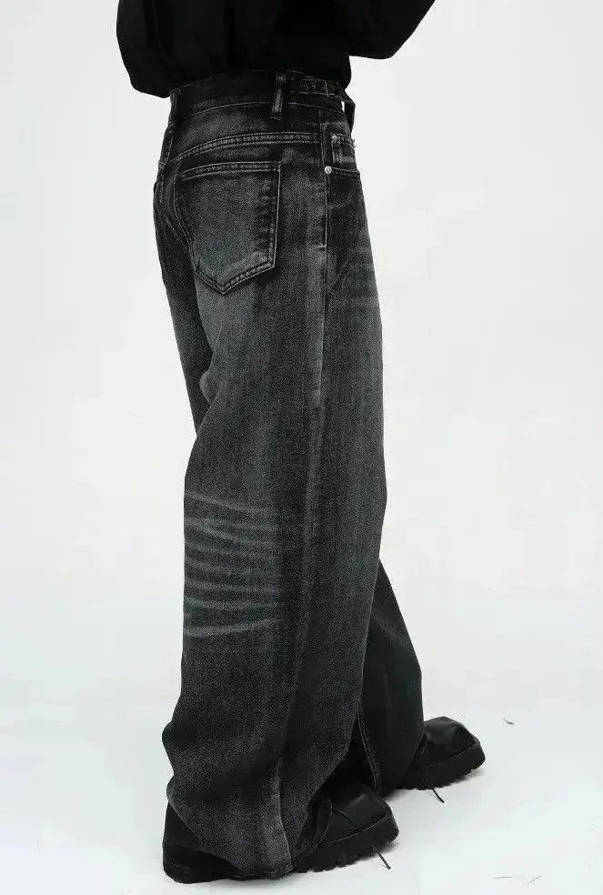 Japanese Brand Streetwear Straight Tube Wide Leg y2k Jeans Pants Size US 30 / EU 46 - 4 Thumbnail