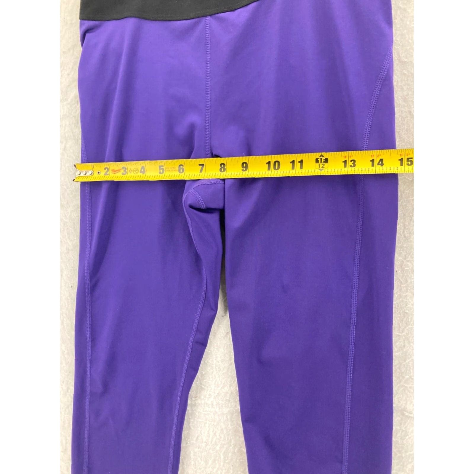 Nike Nike Pro Dri-Fit Compression Pants Womens Large Purple Size 36" / US 14 / IT 50 - 3 Thumbnail