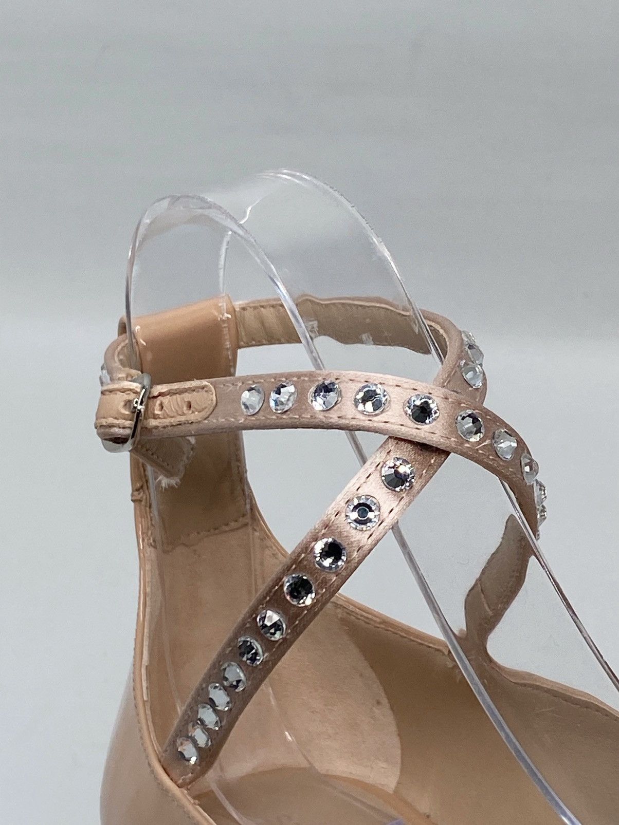 Stuart Weitzman Stuart Weitzman Crystal Leather Ankle-Wrap Flats size 7.5 Size US 7.5 / IT 37.5 - 5 Thumbnail