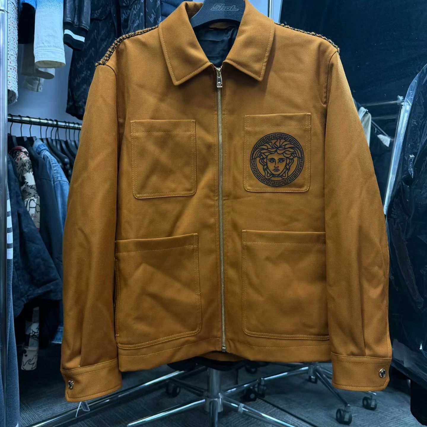 Versace Versace Medusa Logo Workwear Jacket 48 Size US M / EU 48-50 / 2 - 1 Thumbnail