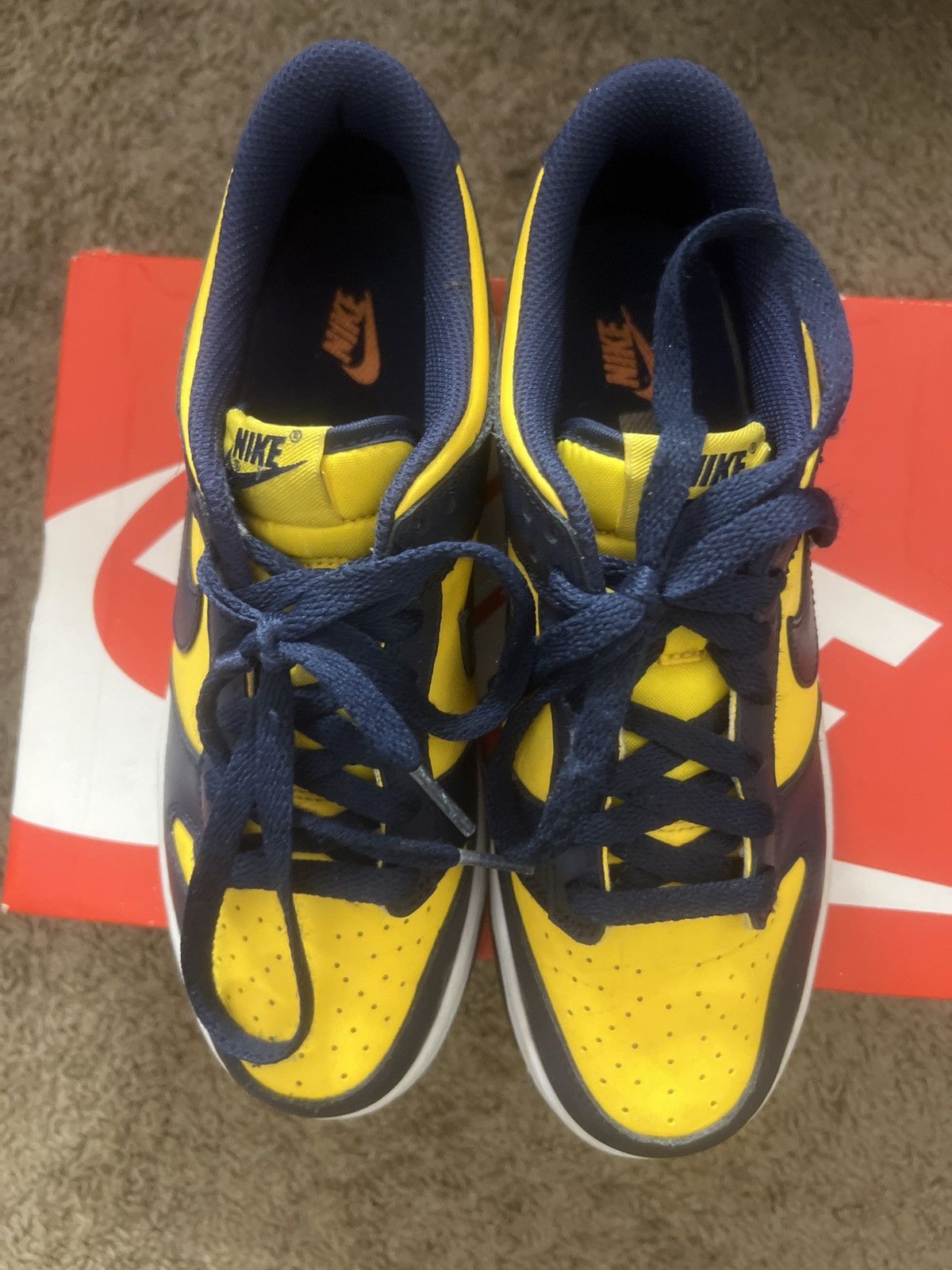 Nike Dunk Low 'Michigan' Size US 7 / EU 40 - 3 Thumbnail