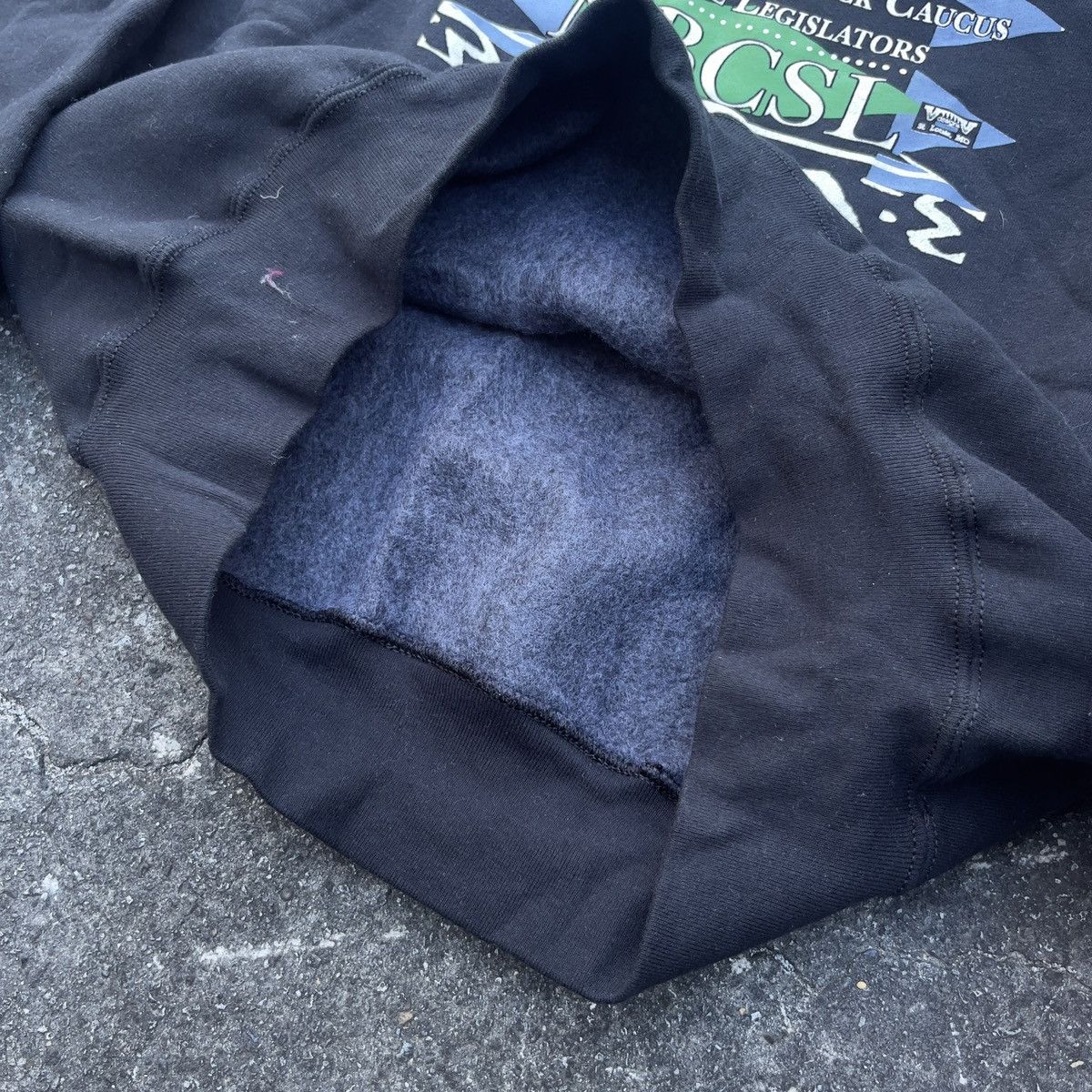 Fruit Of The Loom × Vintage Vtg 90s BLACK CAUCUS OF STATE LEGISLATOR Crewneck Size US XL / EU 56 / 4 - 4 Thumbnail