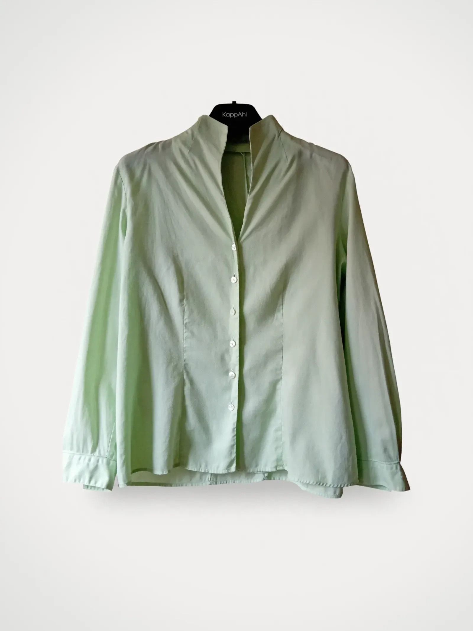Van Van Laack Dam skjorta med stå upp krage. Shirt Size M / US 6-8 / IT 42-44 - 1 Thumbnail