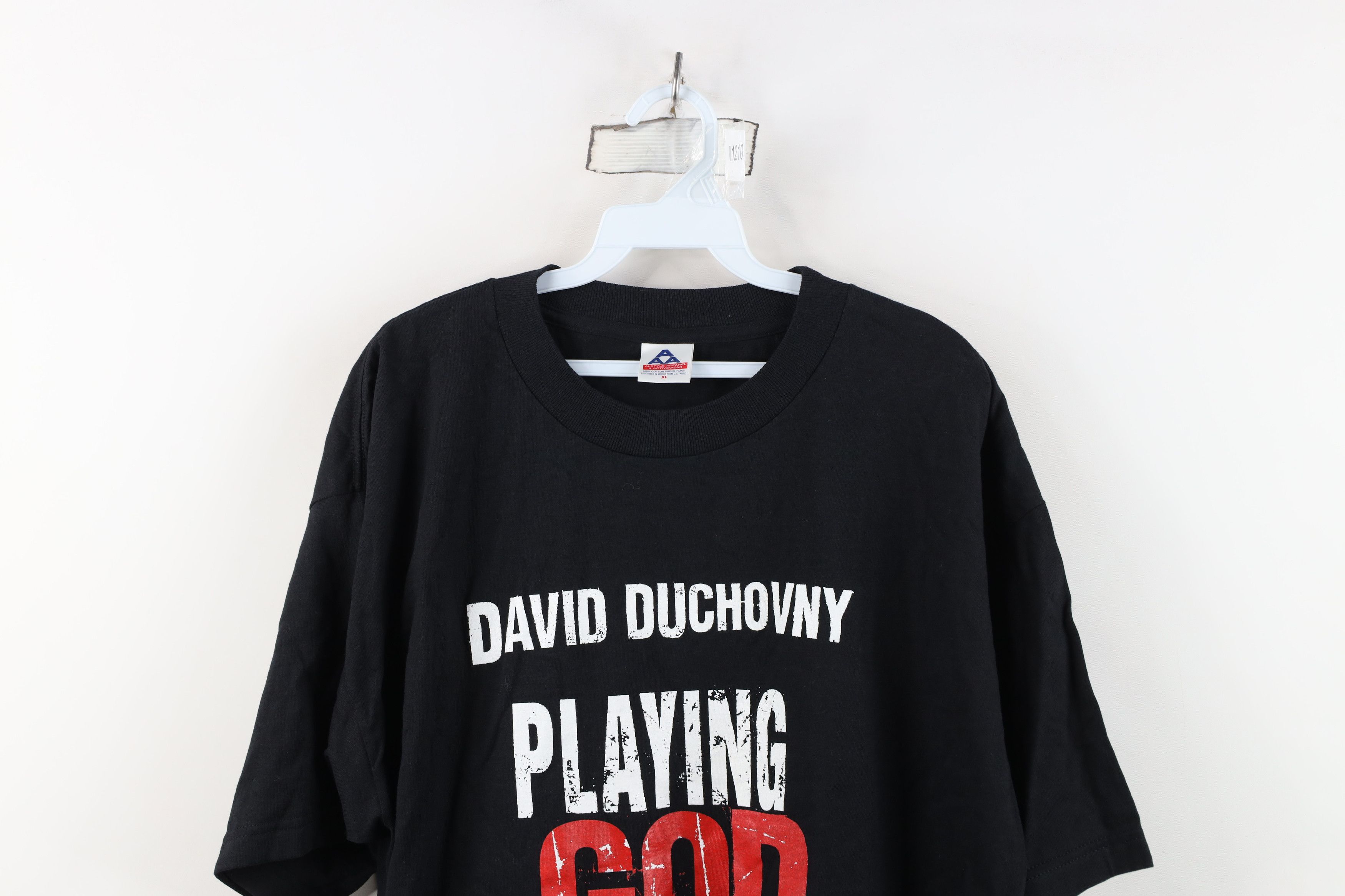 Vintage Vintage 90s Playing God Movie Short Sleeve T-Shirt Black Size US XL / EU 56 / 4 - 2 Thumbnail