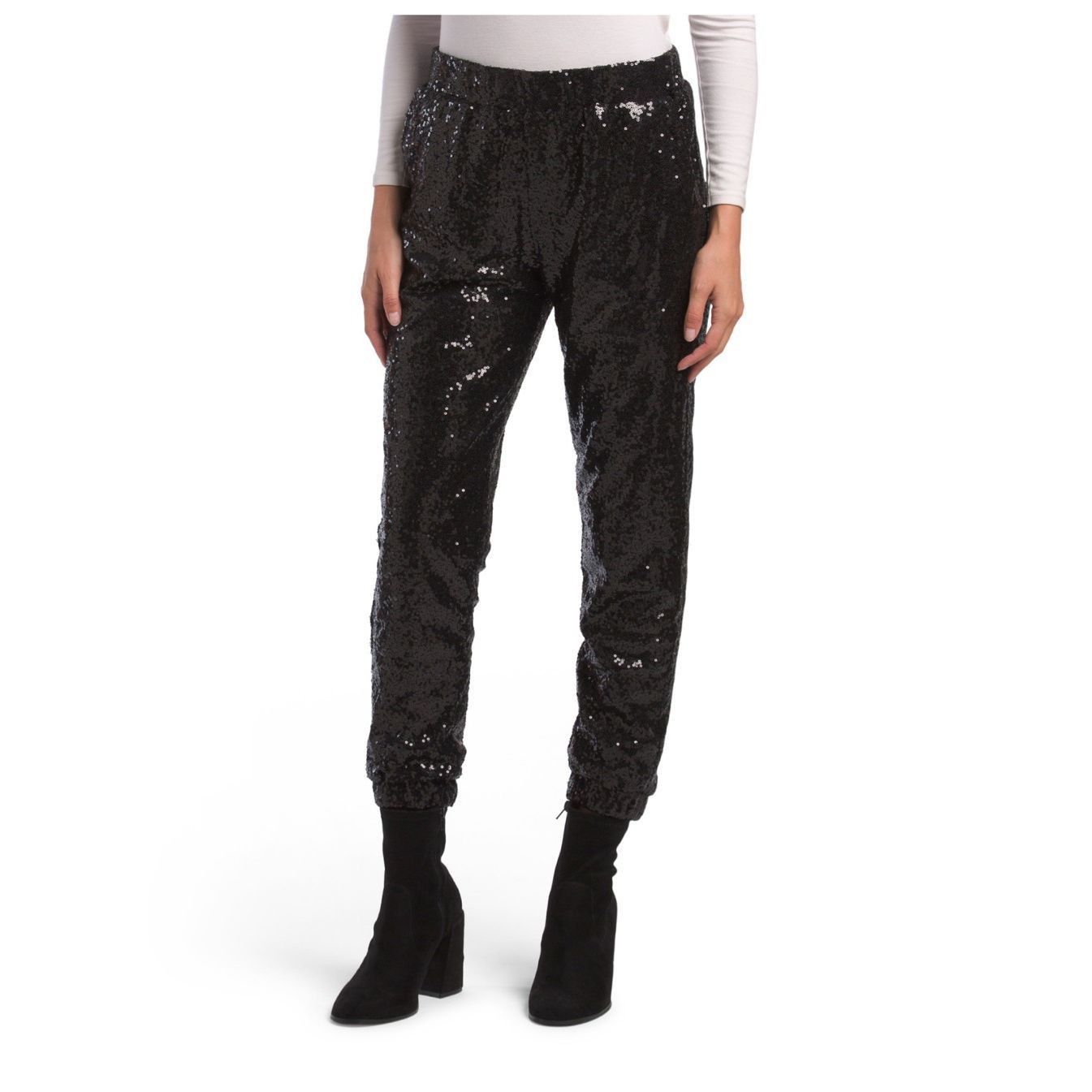 7 For All Mankind 7 For All Mankind Sequined Jogger Pants NWT M Size 28" / US 6 / IT 42 - 1 Thumbnail