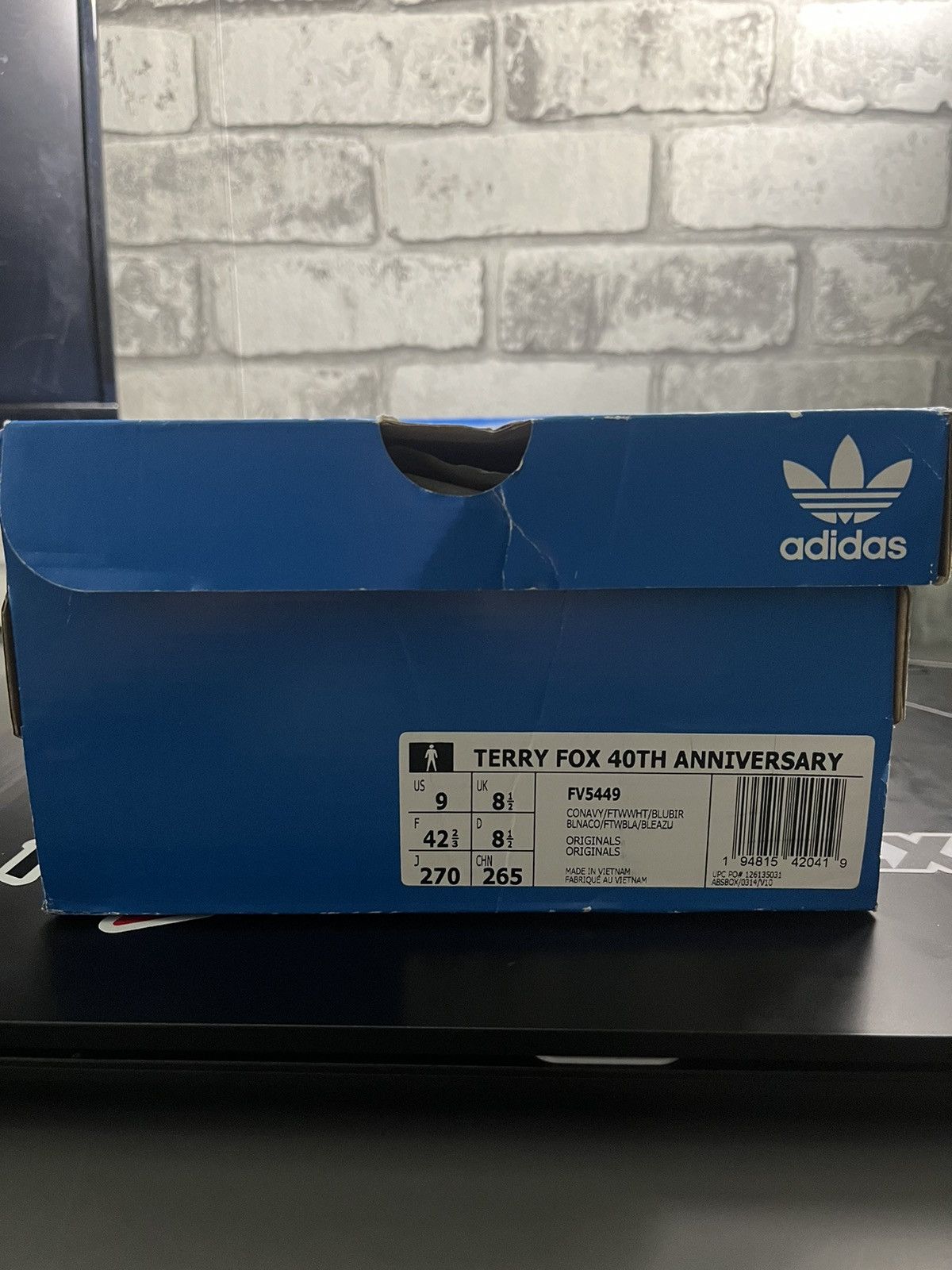 Adidas Adidas Originals Terry Fox 40th Anniversary Orion Men's 9 Size US 9 / EU 42 - 3 Thumbnail