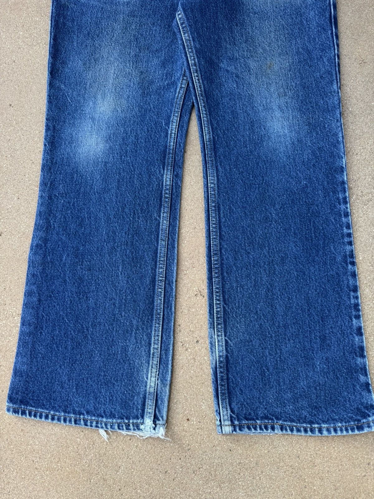Levi's Vtg 90’s Levi’s 517 Red Tab Bootcut Flare Denim Jeans 35x28 Size US 35 - 4 Thumbnail