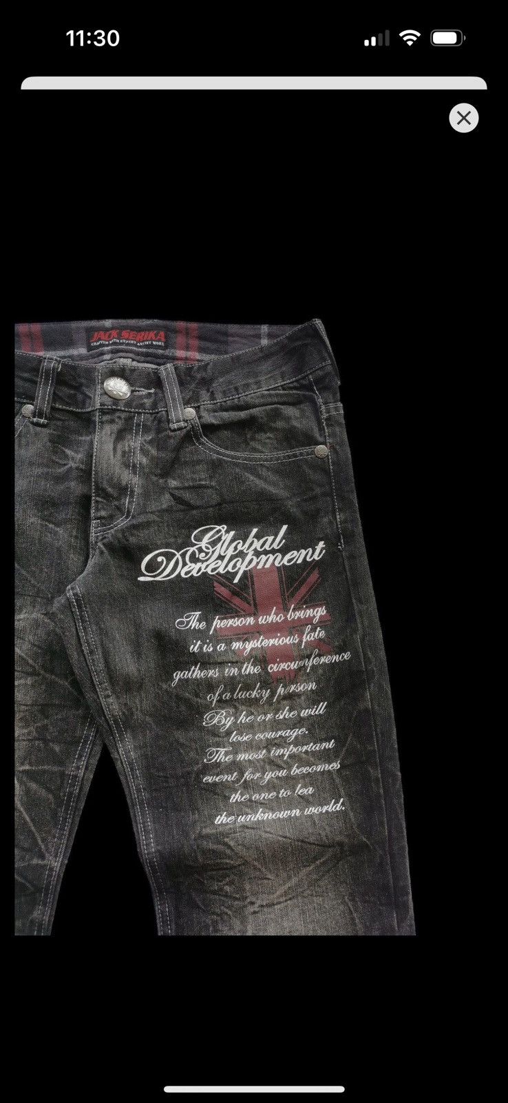 Japanese Brand Jack serika Size US 32 / EU 48 - 3 Thumbnail