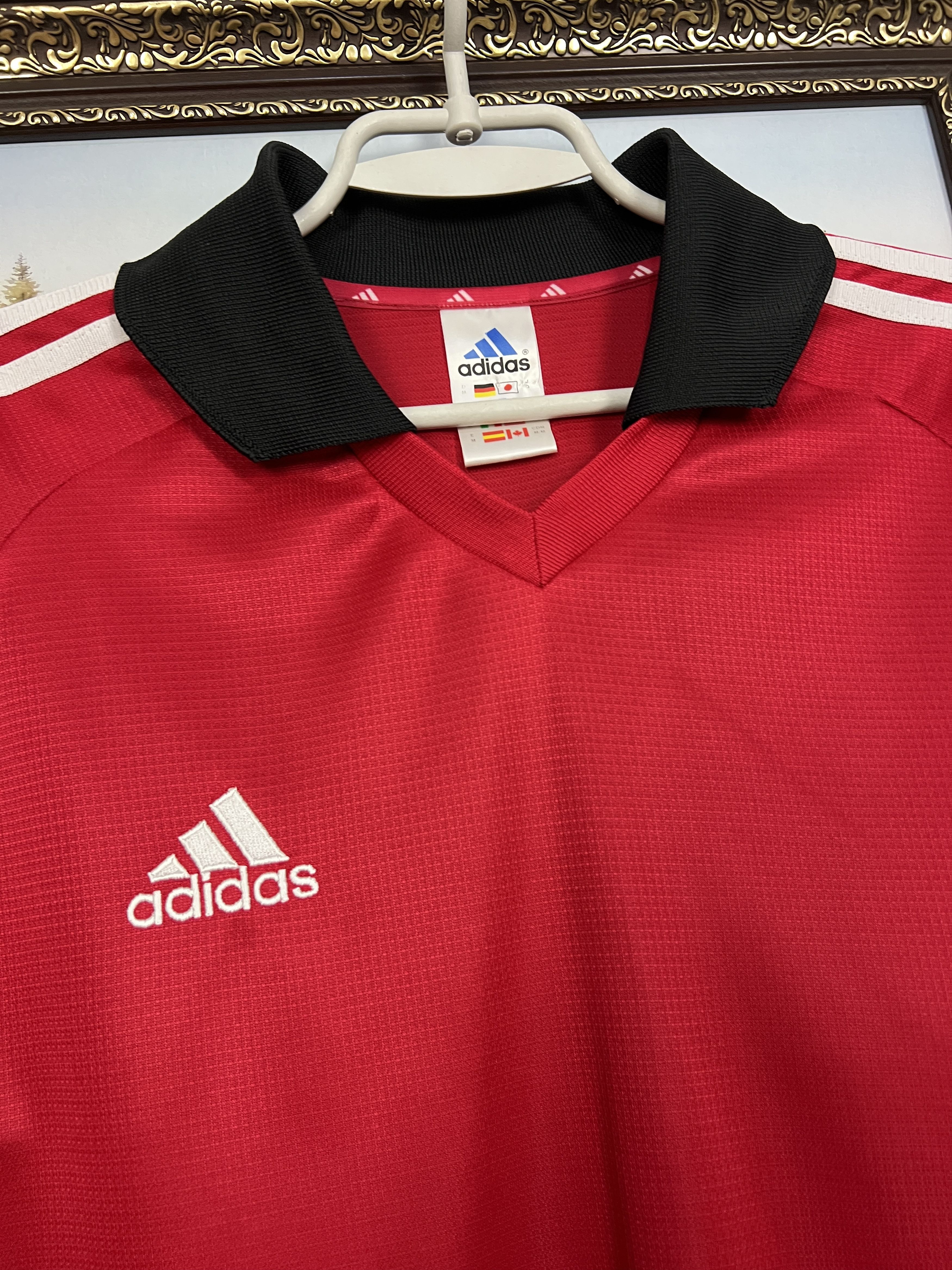 Adidas Vintage Football Template Shirt Soccer Long Sleeve Jersey Size US M / EU 48-50 / 2 - 3 Thumbnail