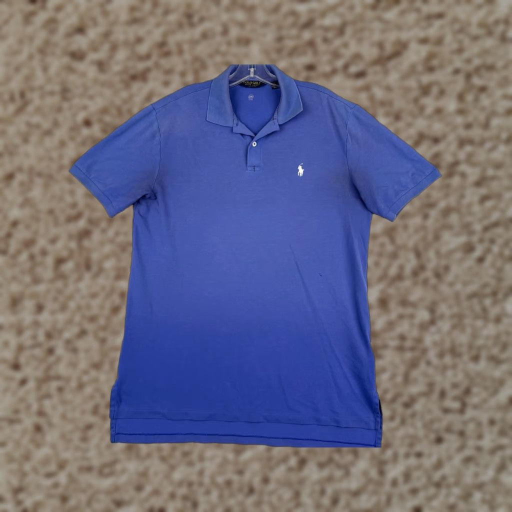 Ralph Lauren Ralph Lauren Polo Golf Polo Shirt Men Medium Blue 100% Cotton Jersey Size US M / EU 48-50 / 2 - 1 Thumbnail