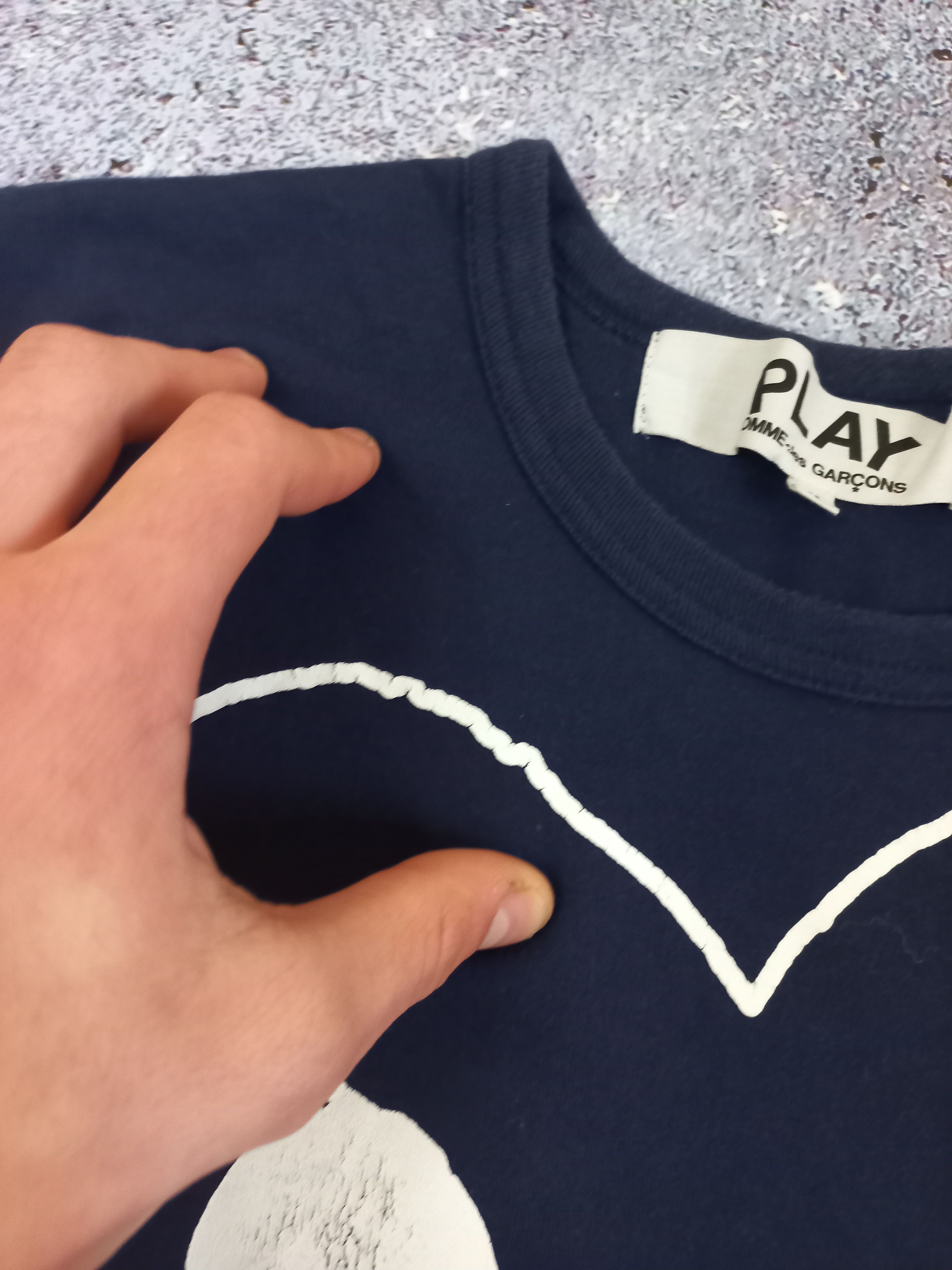 Comme des Garcons PLAY Comme des Garcons Play t-shirt Blue M Size US M / EU 48-50 / 2 - 4 Thumbnail