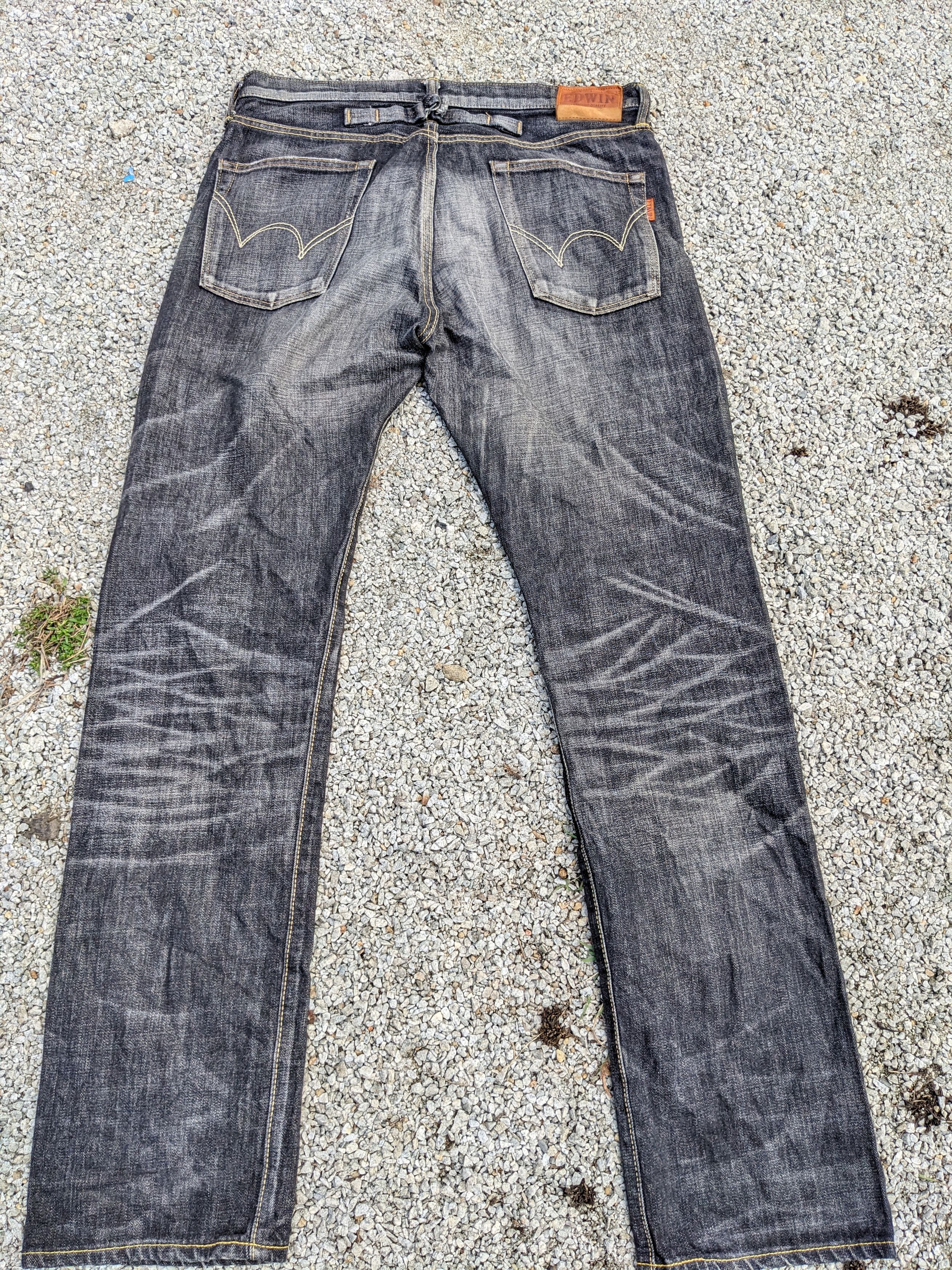 If Six Was Nine × Japanese Brand Vintage Edwin 505zX Stonewashed Faded SelvedgeJapanese Denim Size US 36 / EU 52 - 2 Thumbnail