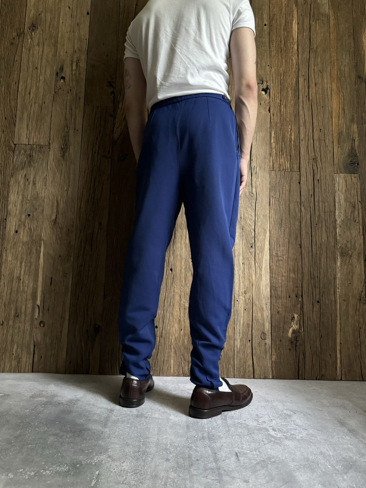 Vintage 1950s Vintage European Army Officer ‘Zipp’ Blue Pants Size US 30 / EU 46 - 3 Thumbnail