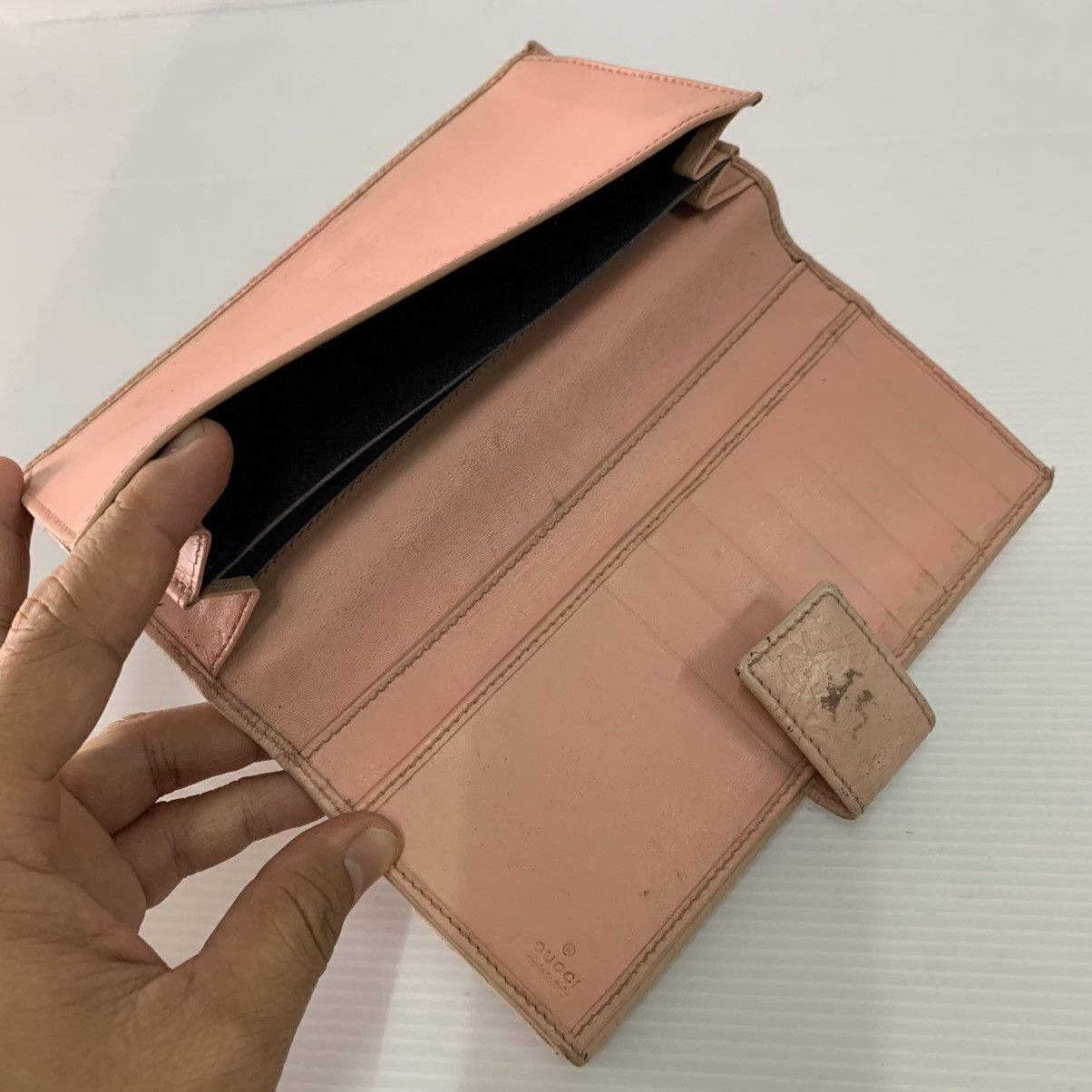 Gucci Gucci Leather Long Wallet Size ONE SIZE - 8 Thumbnail