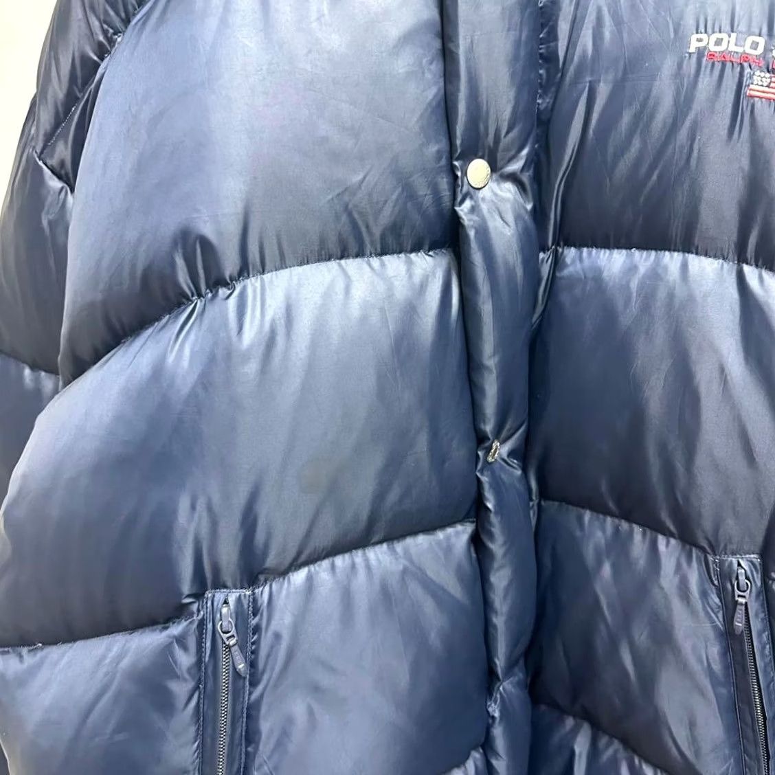 Vintage VINTAGE Polo Sport Down Puffer Jacket Navy L Men 90s Jacket Size US L / EU 52-54 / 3 - 6 Thumbnail