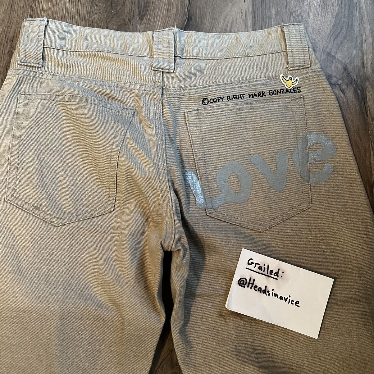 Other Vintage Mark Gonzales LOVE Skateboarding Pants Rare Size US 31 - 1 Thumbnail