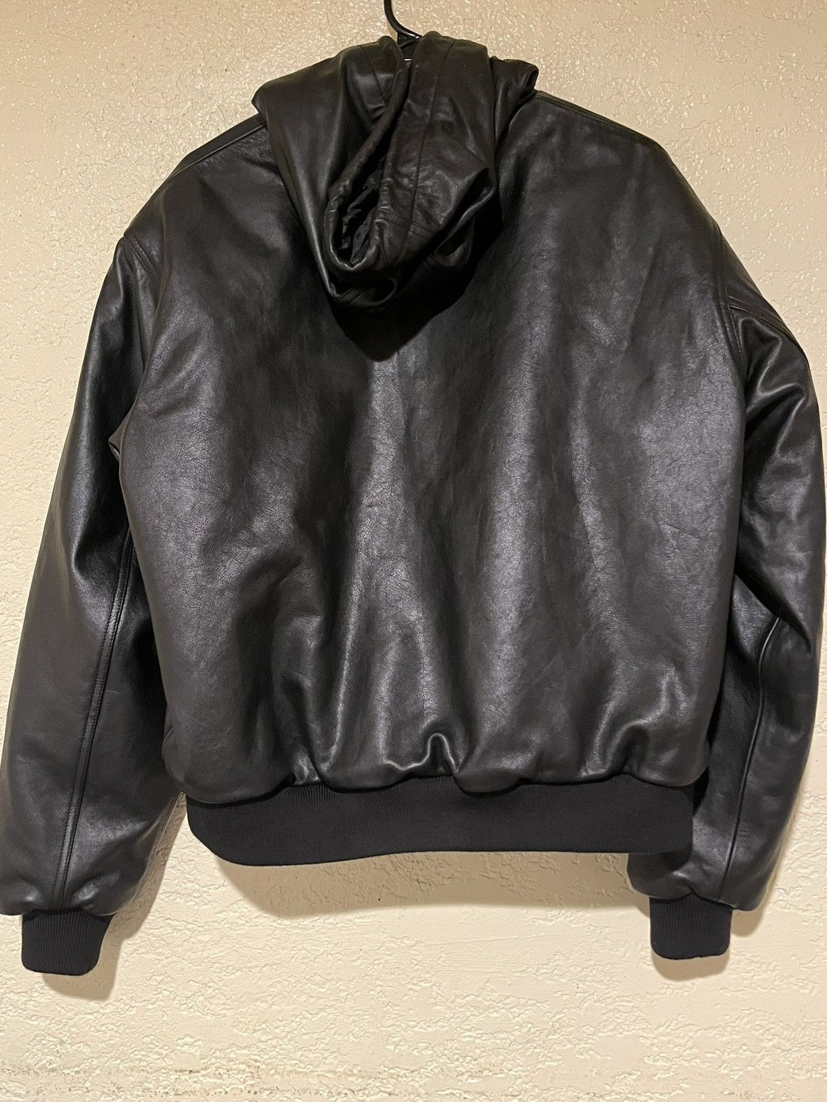 Sky High Farm Workwear Sky High Farm Workwear Hooded Leather Jacket Black Size US M / EU 48-50 / 2 - 2 Thumbnail