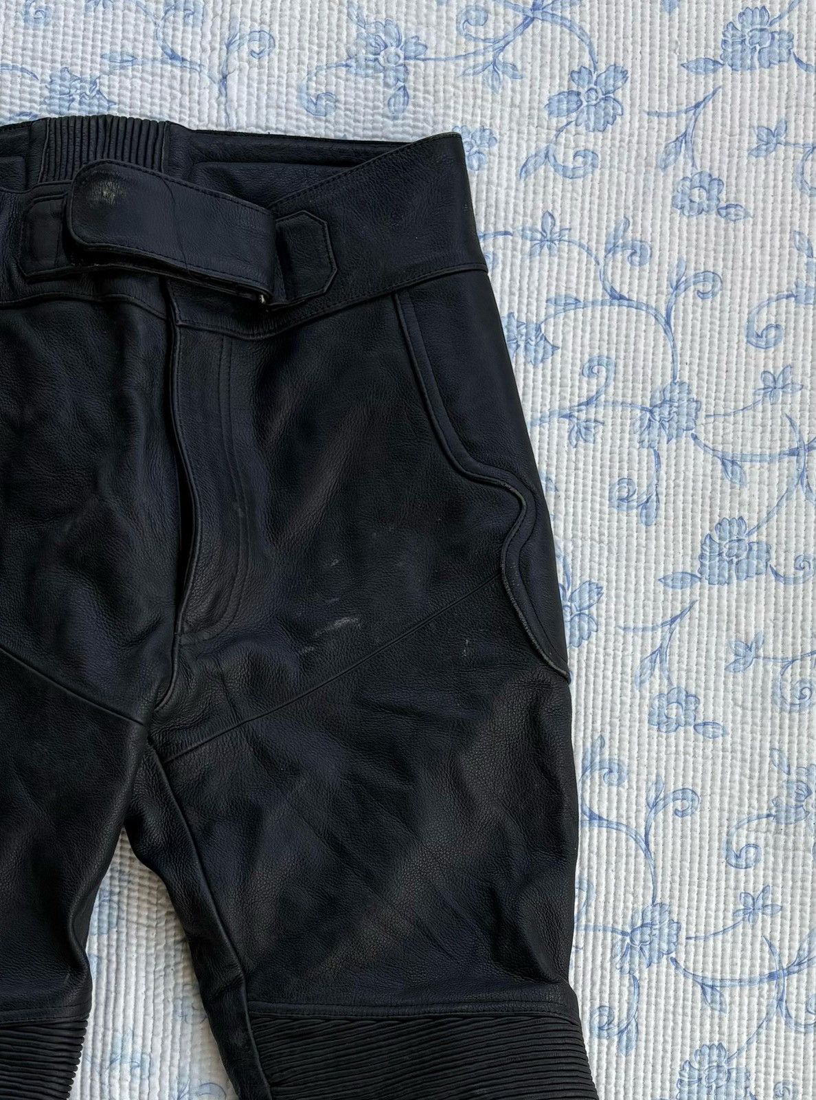 Leather × Vintage Rookie Leather Pant Biker Pant Design kadoya stlye Size US 29 - 7 Thumbnail