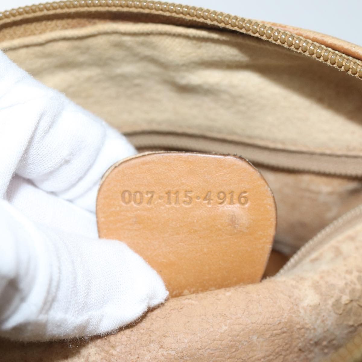 Gucci GUCCI Micro GG Supreme Shoulder Bag Pvc Beige 007 115 007 Size ONE SIZE - 22 Thumbnail