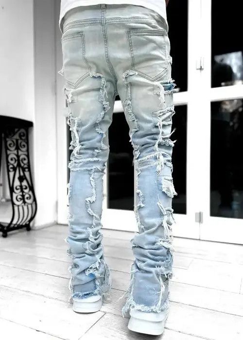 Other Hot style denim trousers Size US 42 / EU 58 - 4 Thumbnail