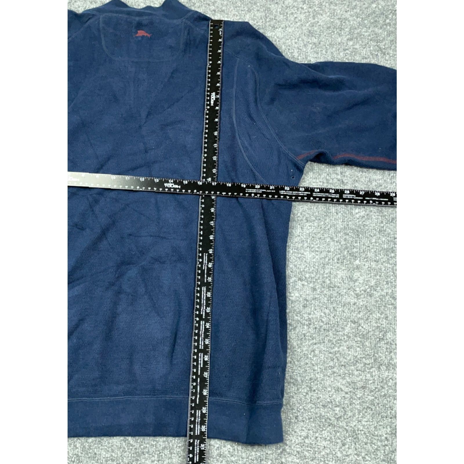 Tommy Bahama Tommy Bahama Sweater Adult XL Blue Cotton 1/4 Zip Embroidered Knit Classic Preppy Mens Size US XL / EU 56 / 4 - 3 Thumbnail