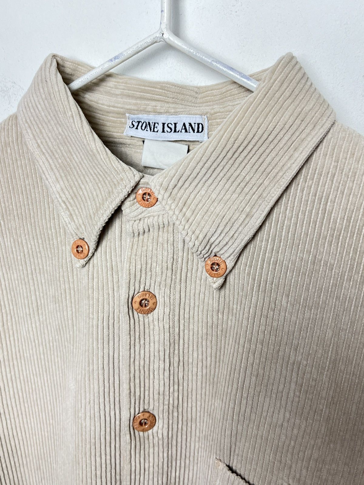 Stone Island stone island archive jumbo cord shirt Size US L / EU 52-54 / 3 - 4 Thumbnail
