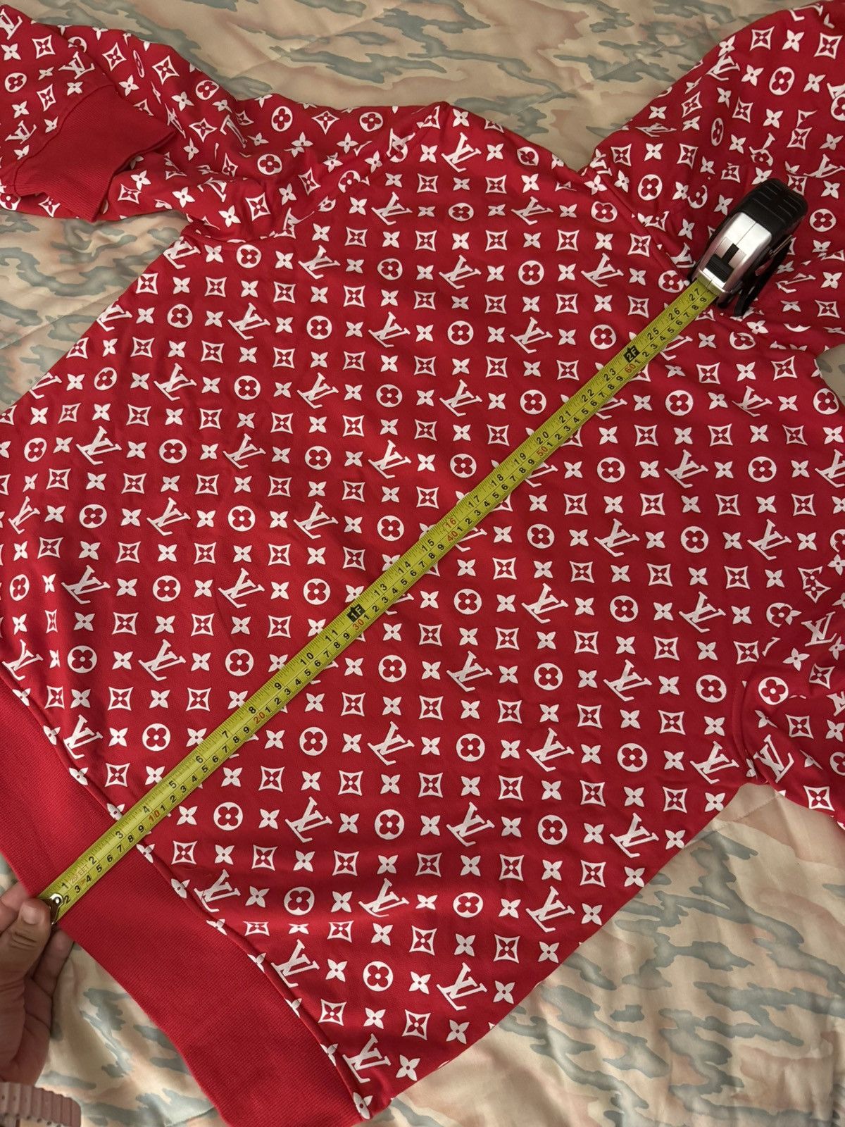 Louis Vuitton × Supreme Supreme x Louis Vuitton Box Logo Hooded Sweatshirt Size US XXL / EU 58 / 5 - 18 Thumbnail