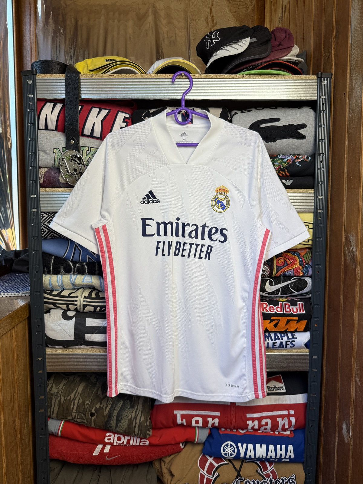 Adidas ADIDAS REAL MADRID FLY EMIRATES away jersey tee shirt y2k Size US M / EU 48-50 / 2 - 1 Thumbnail