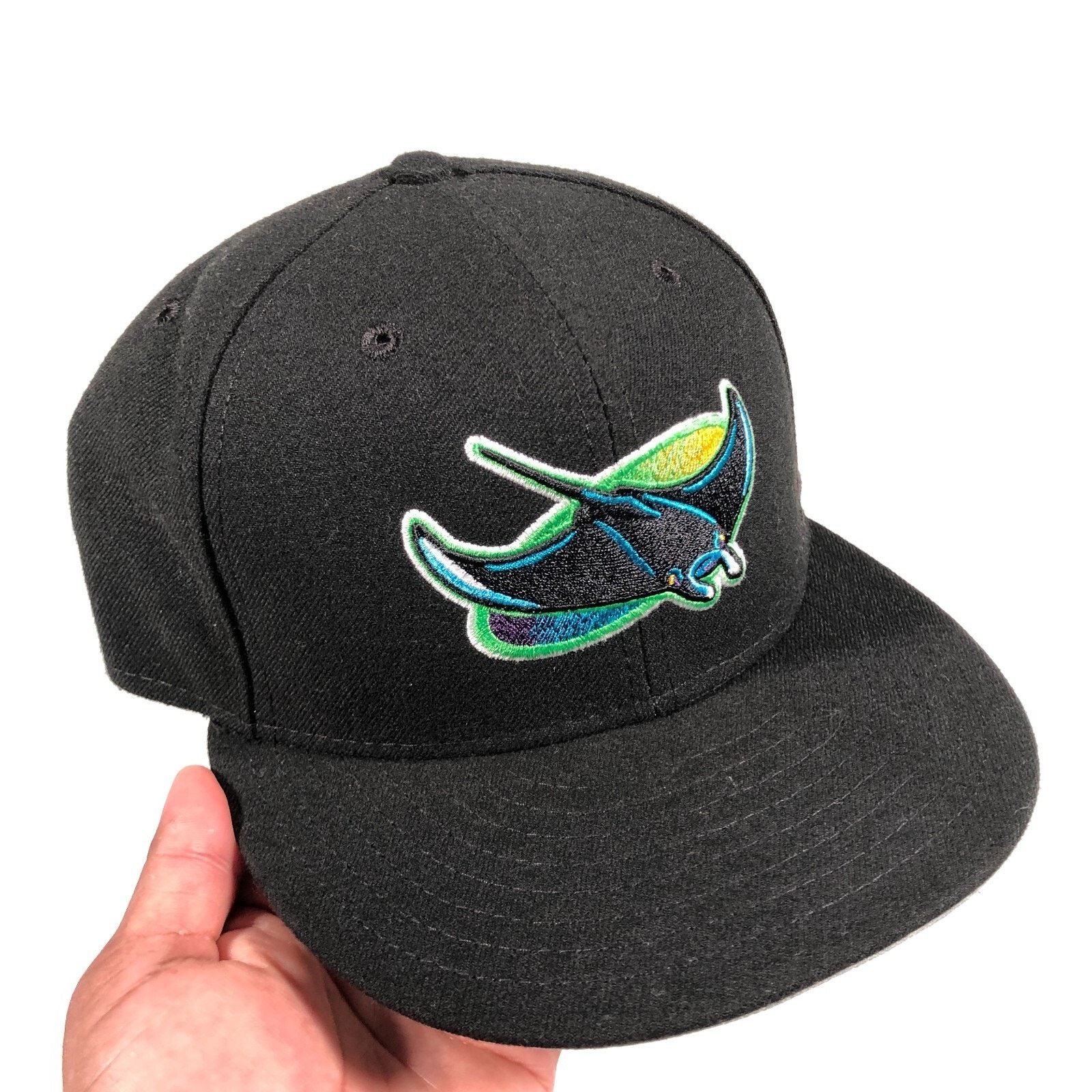 MLB × New Era New Era Black Tampa Bay Rays Cooperstown Hat cap size 7 3/8 Size ONE SIZE - 1 Thumbnail