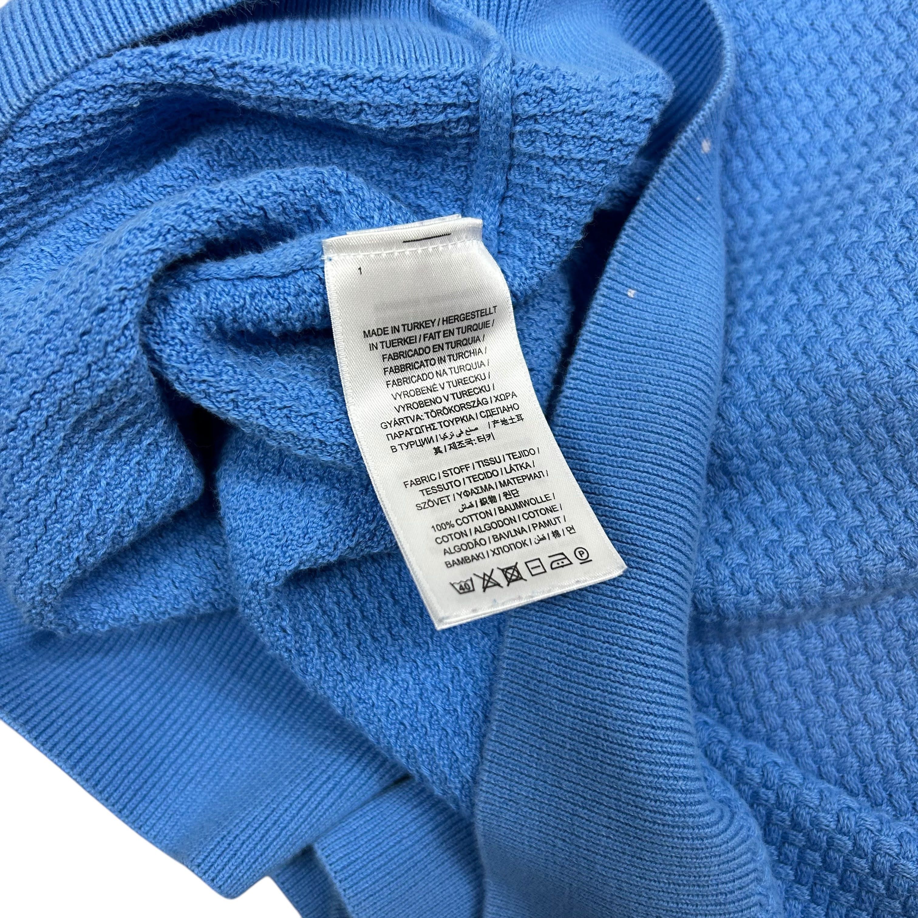 Gant Gant Cotton Knit Blue Half Zip Sweatshirt Sweater M Size US M / EU 48-50 / 2 - 7 Thumbnail
