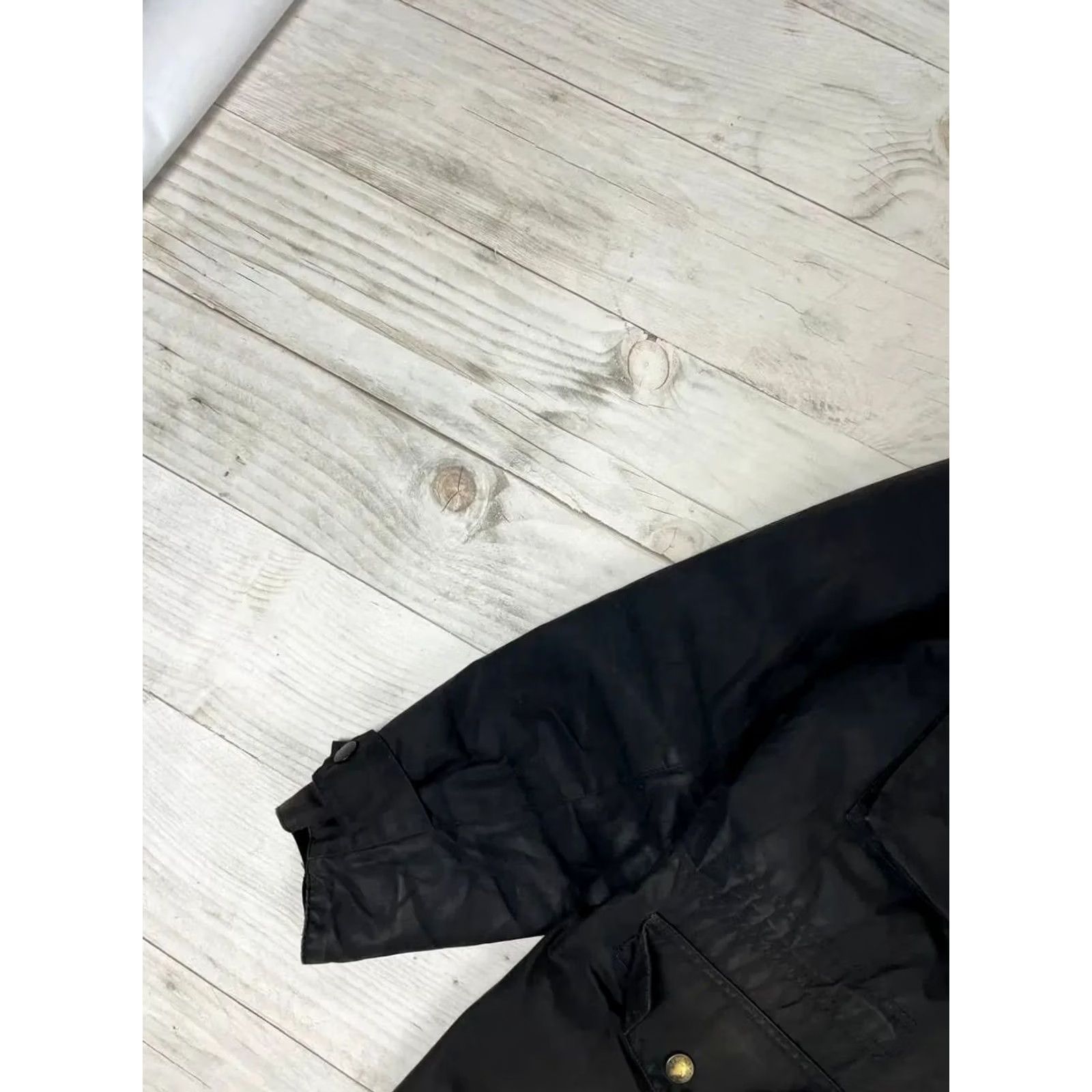 Barbour VINTAGE Barbour Sapper Jacket Rain Coat Black L Mens Waxed Casual Size US L / EU 52-54 / 3 - 5 Thumbnail
