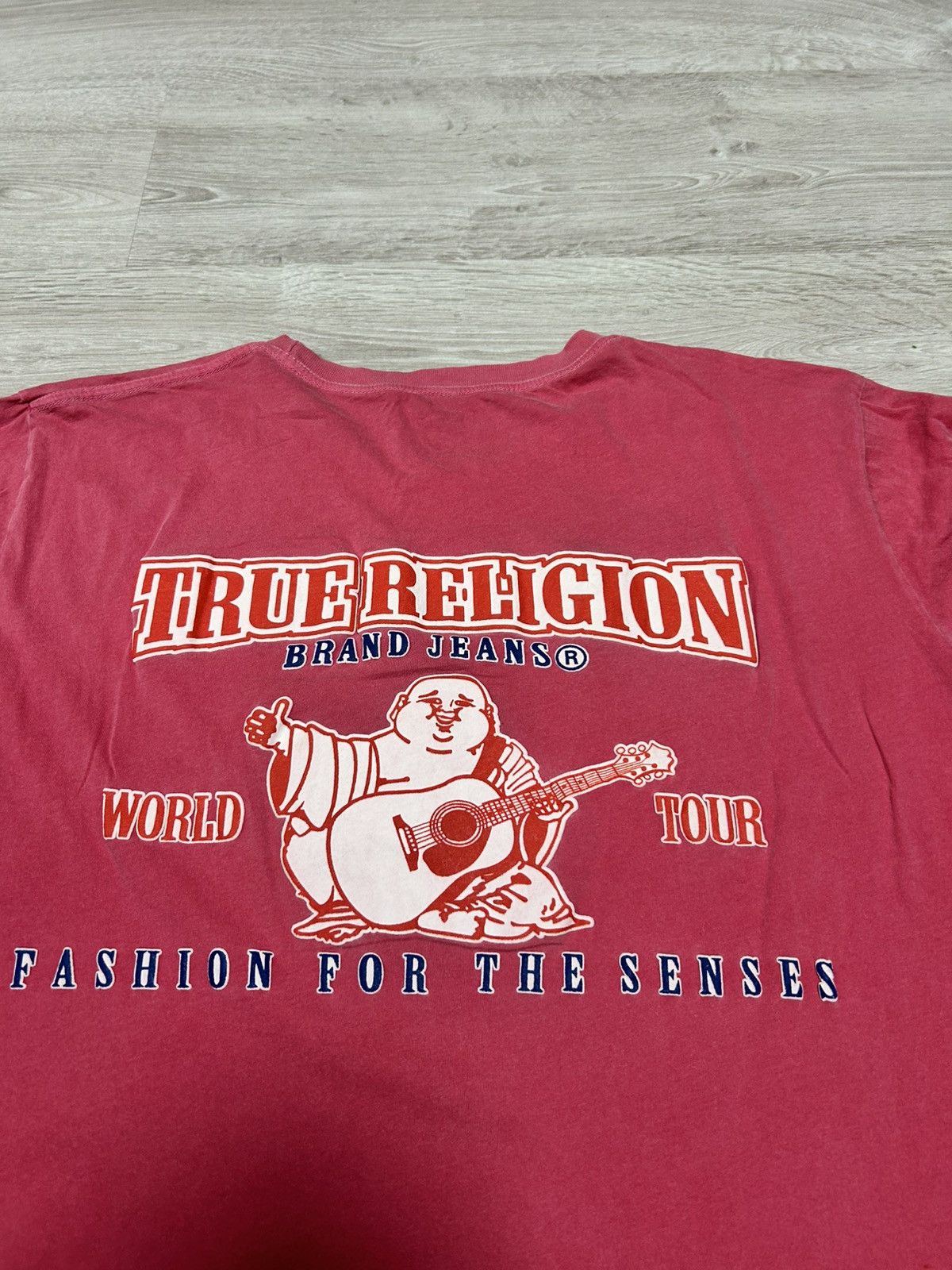 Japanese Brand Vintage Big Logo TRUE RELIGION BUDA size XXL Size US XXL / EU 58 / 5 - 2 Thumbnail