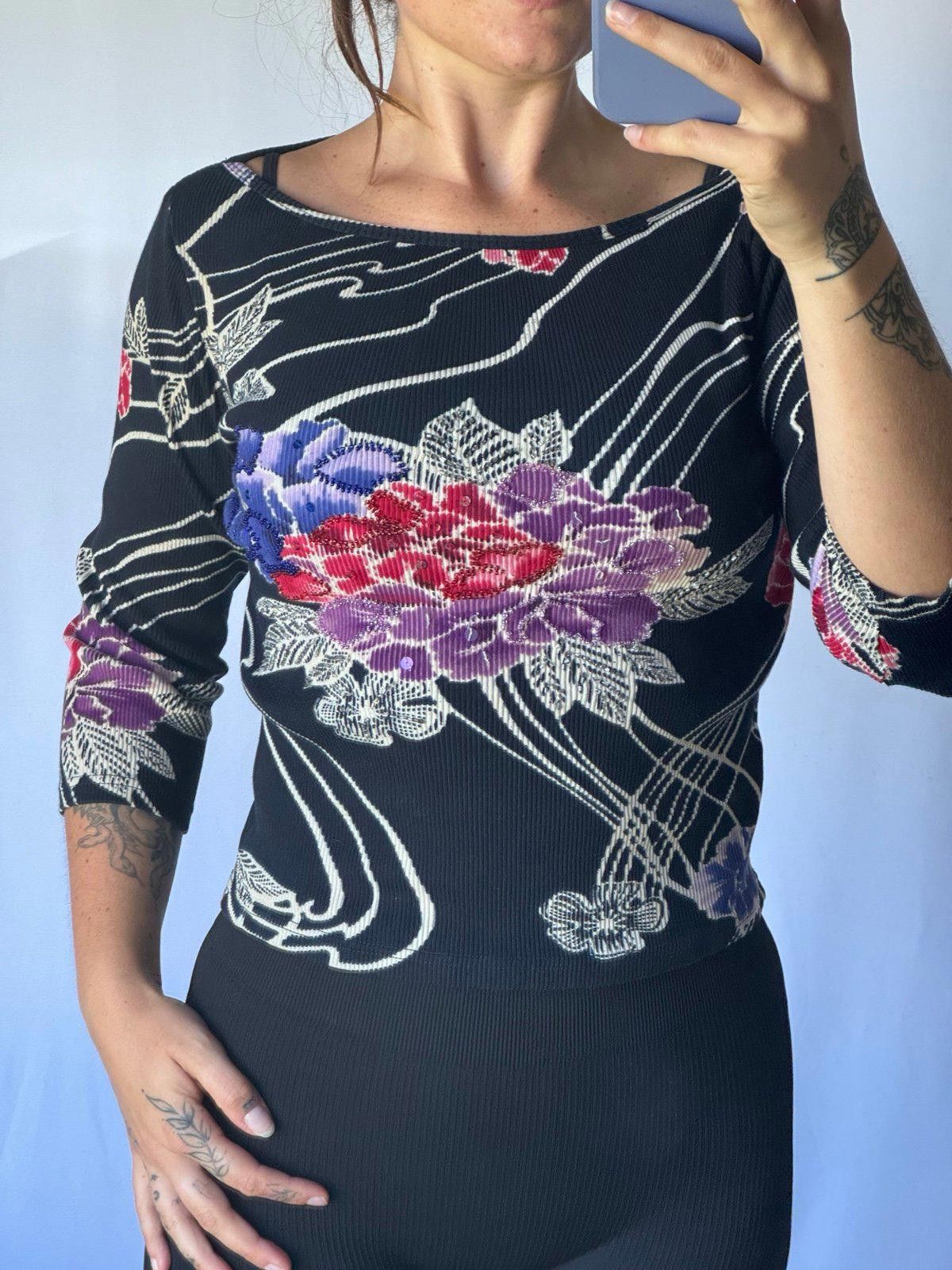 Designer Chaudry Sports 1/4 sleeve floral Size M / US 6-8 / IT 42-44 - 3 Thumbnail