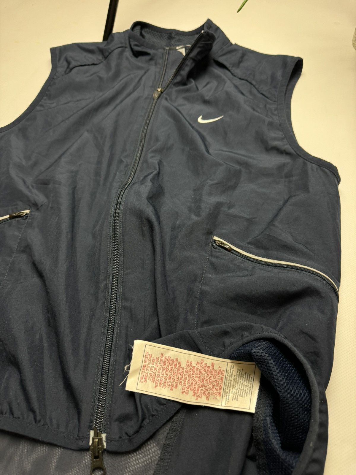 Nike × Vintage Rare vintage Nike vest drill reflective y2k Size US M / EU 48-50 / 2 - 8 Thumbnail