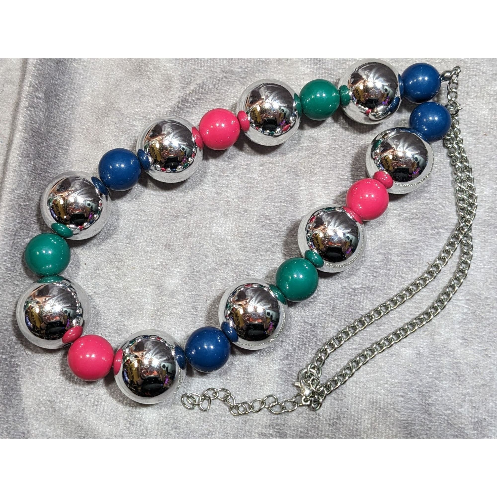 Other Paparazzi Top Pop Silver Tone And Multi Color Beaded Necklac Size ONE SIZE - 1 Thumbnail
