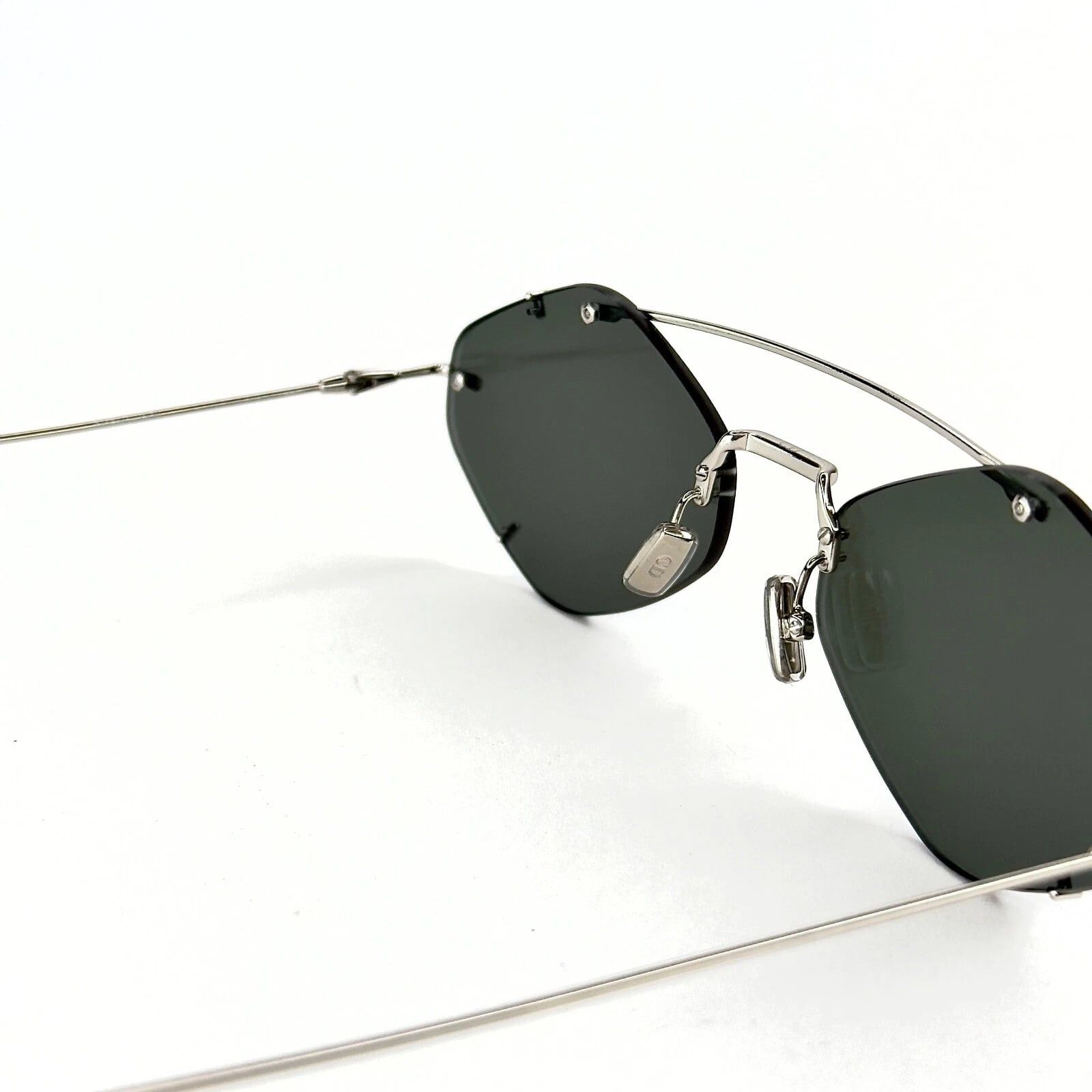 Christian Dior Monsieur CHRISTIAN DIOR INCLUSION Silver Mirrored Fashion Sunglasses Size ONE SIZE - 3 Thumbnail