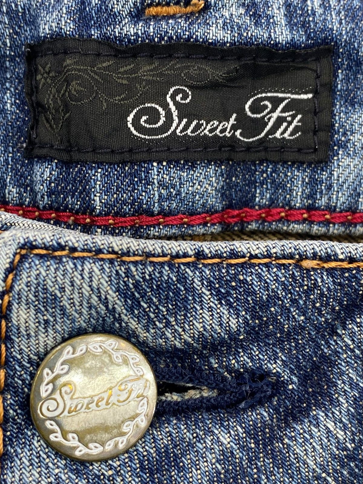 Japanese Brand Japanese Brand Medium Blue Wash Style Flare Jeans Size US 30 / EU 46 - 10 Thumbnail