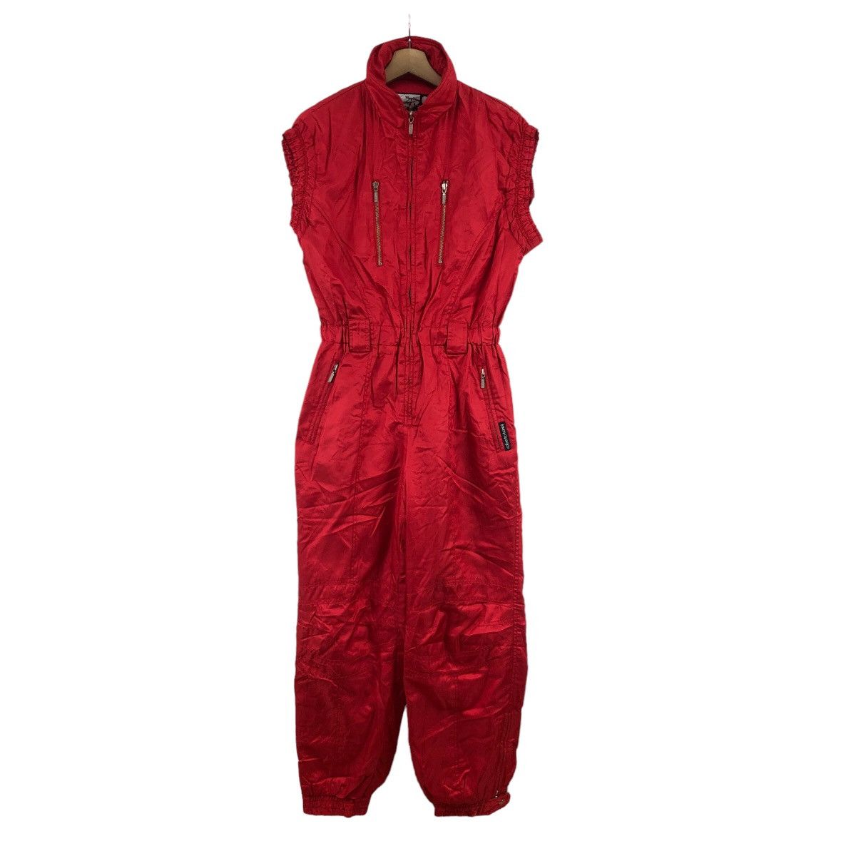 image of 90's Roberta Tonini Ski Jumpsuit Skiwear Snowboarding in Red, Men's (Size Large)