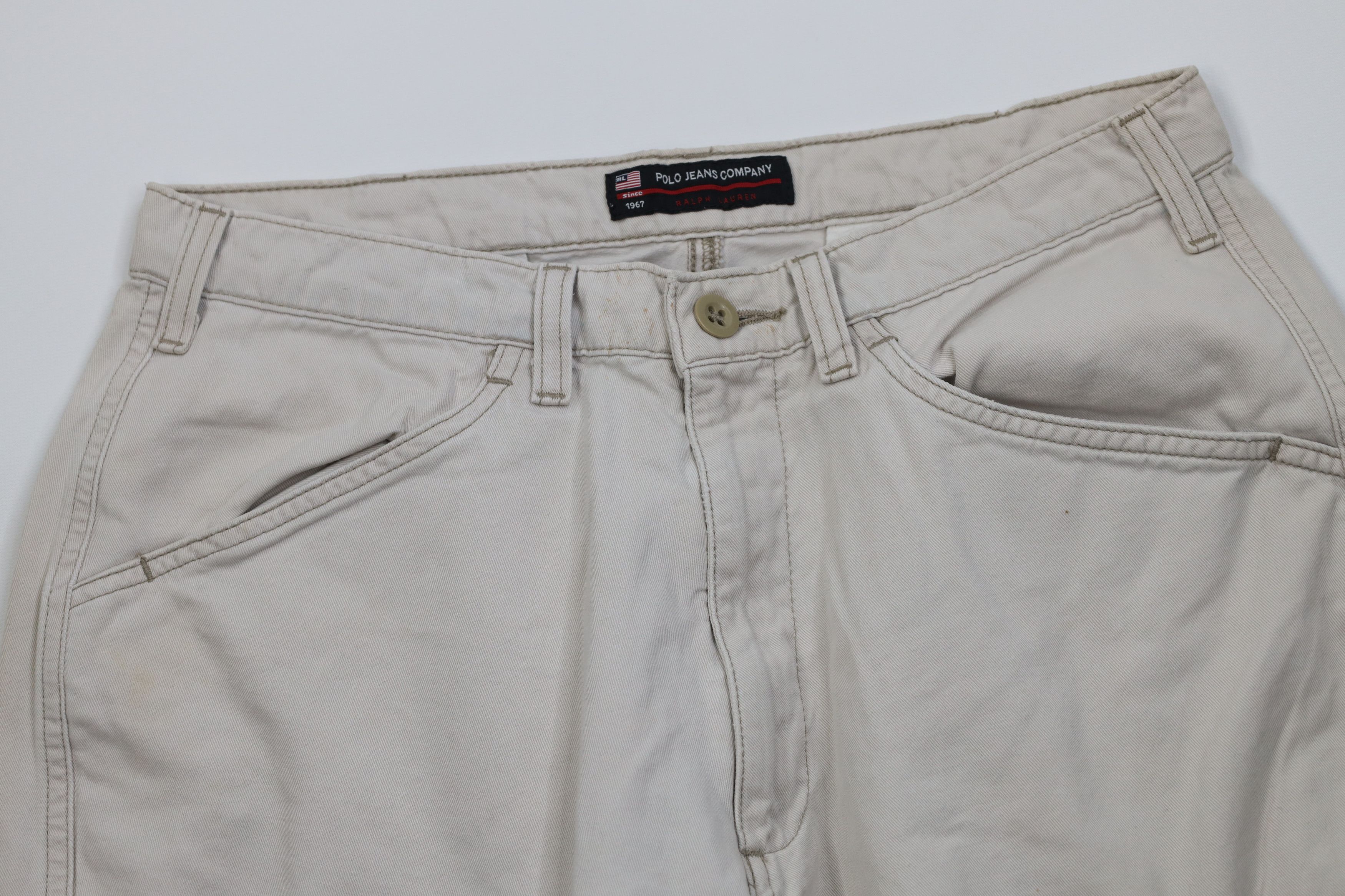Polo Ralph Lauren Vintage 90s Y2K Ralph Lauren Baggy Bungee Cord Cargo Shorts Size US 30 / EU 46 - 2 Thumbnail