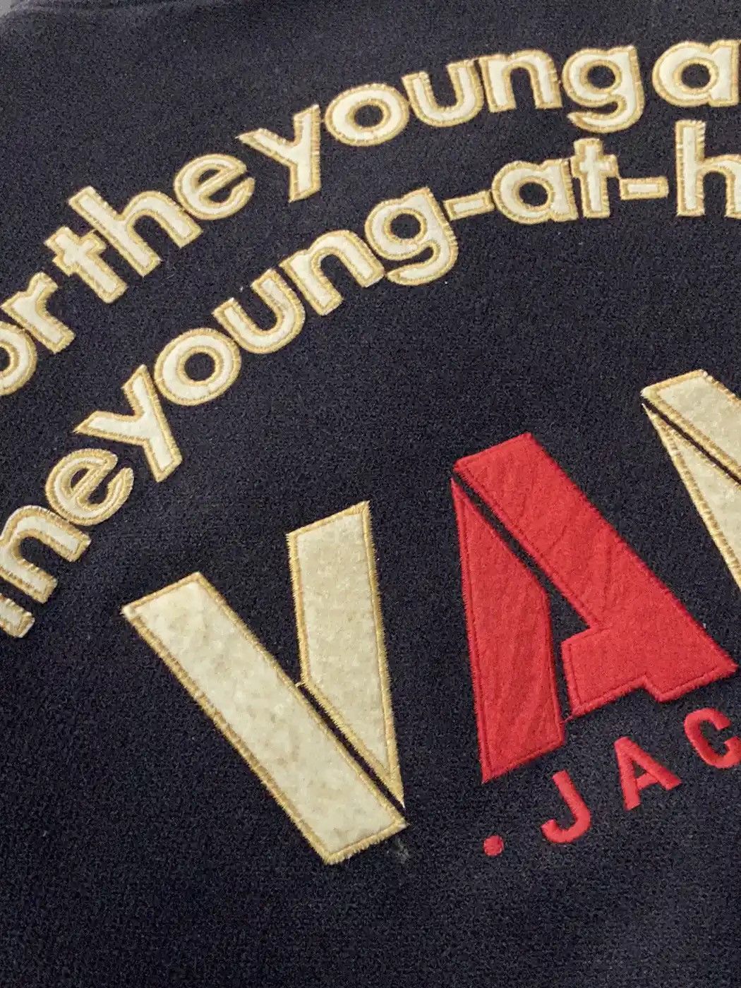 Vintage Vintage 70s Van Jac Football Sun Faded Wool Varsity Jacket Size US M / EU 48-50 / 2 - 6 Thumbnail
