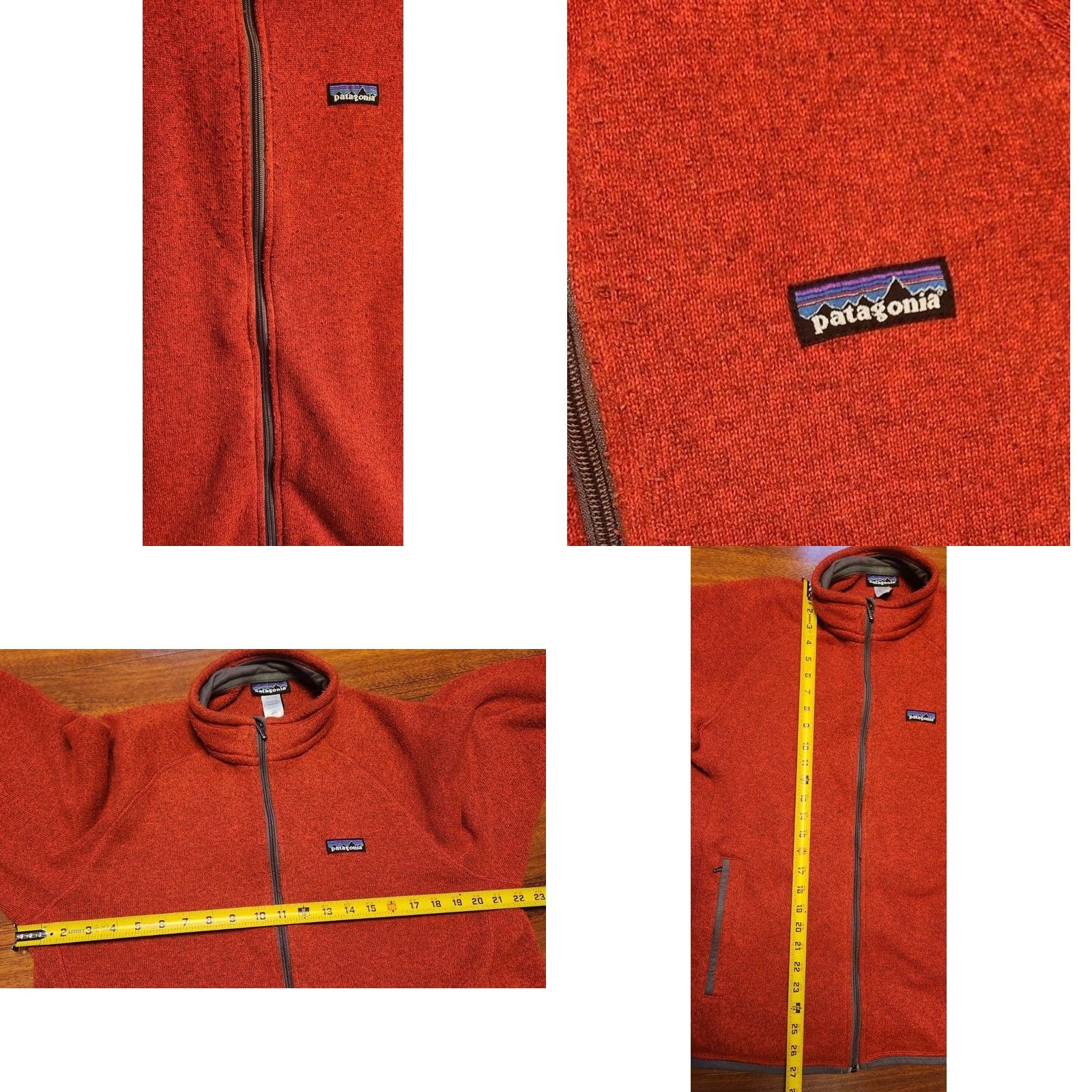 Patagonia VINTAGE Patagonia Fleece Jacket Mens L Red Full Zip Pockets 90s Retro Outdoor Classic Dad Season Winter Fall Zip Vented Size US L / EU 52-54 / 3 - 8 Thumbnail