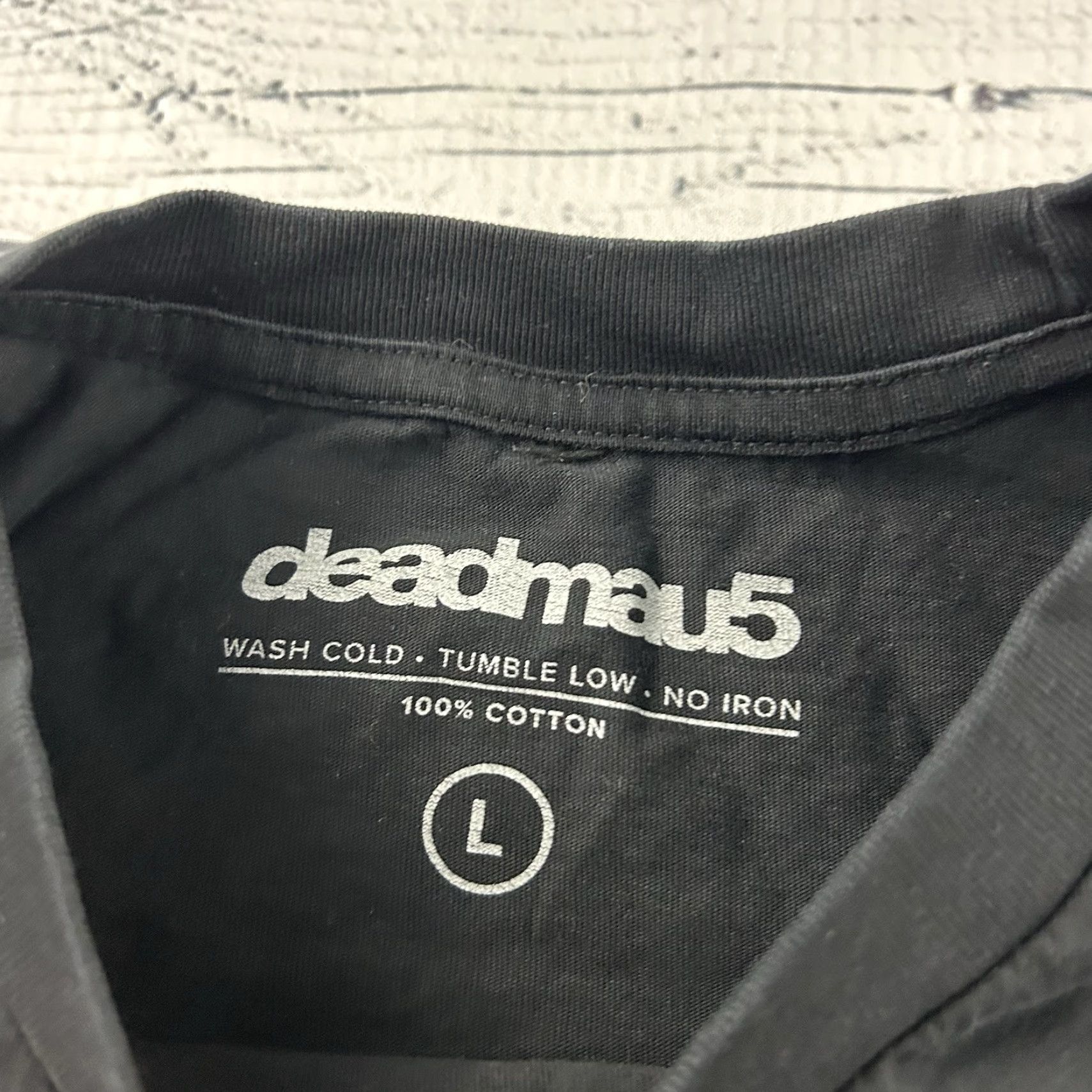 Vintage Deadmau5 Long Sleeve T-Shirt Men's Large Black Size US L / EU 52-54 / 3 - 2 Thumbnail
