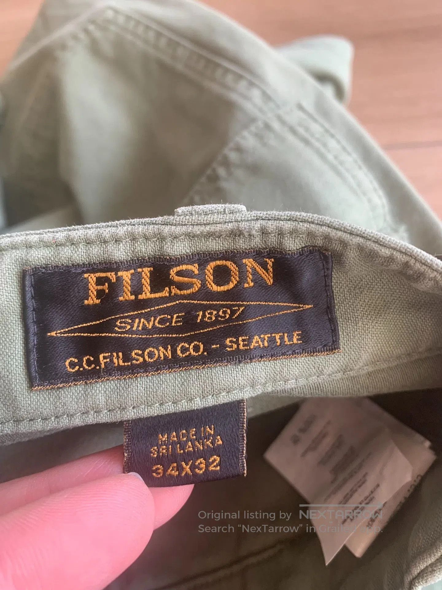Filson Filson Field Supply 9.5oz Military Pants. Size US 34 / EU 50 - 4 Thumbnail