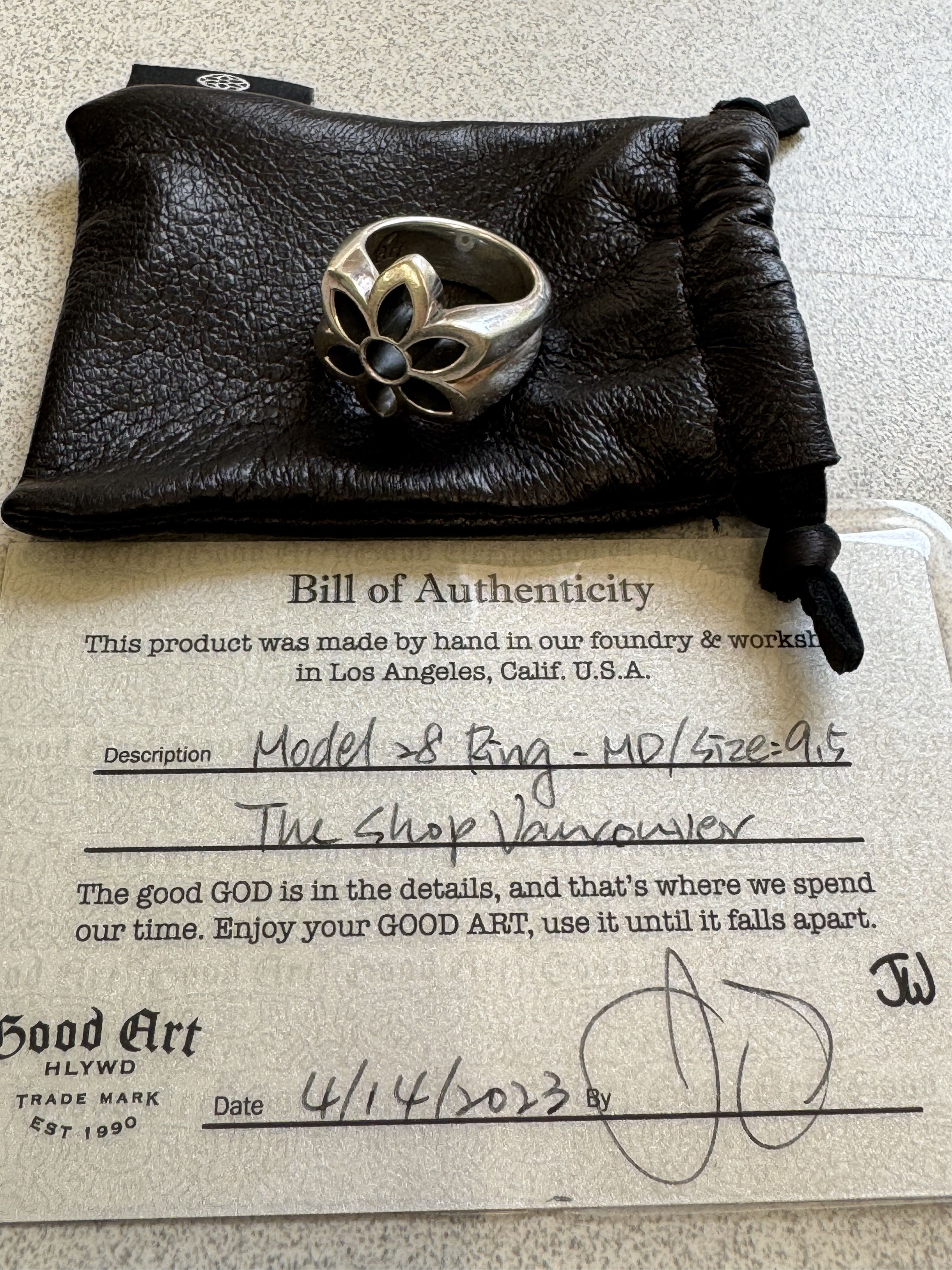 GOOD ART HLYWD Model 28 Ring (medium) size 9.5 Size ONE SIZE - 4 Thumbnail