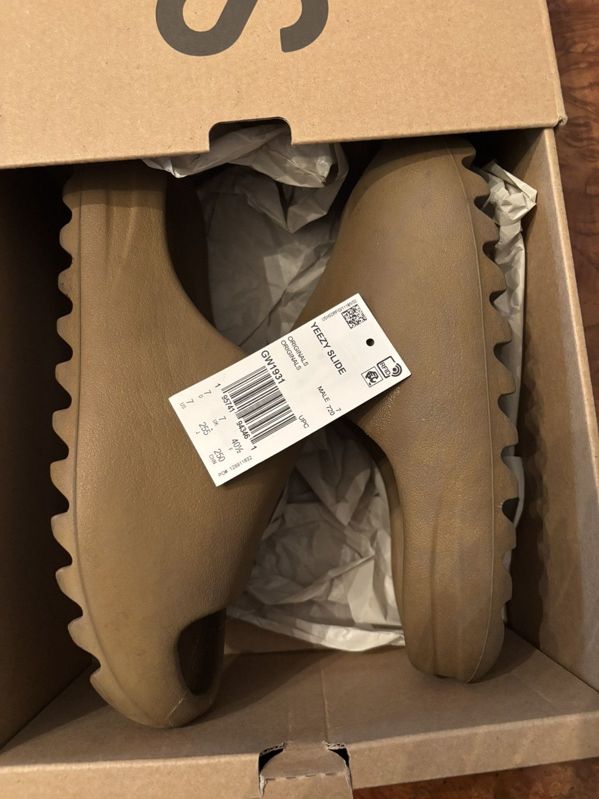 Yeezy Adidas Yeezy Slides 'Ochre' Size US 7 / EU 40 - 9 Thumbnail