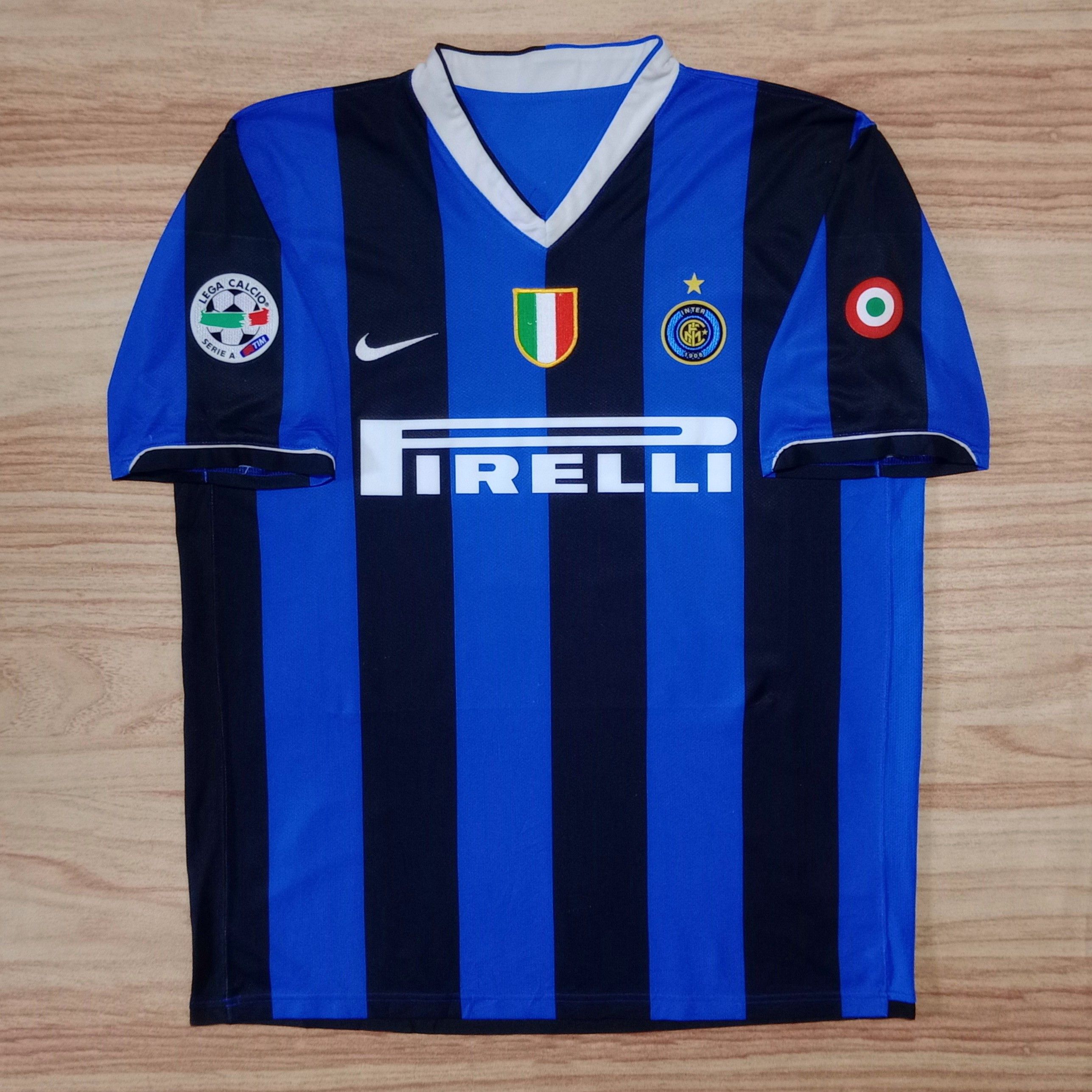 BLOKE Nike Soccer Jersey Inter Milan 2006 2007 Home Jersey Adriano 10 Grailed