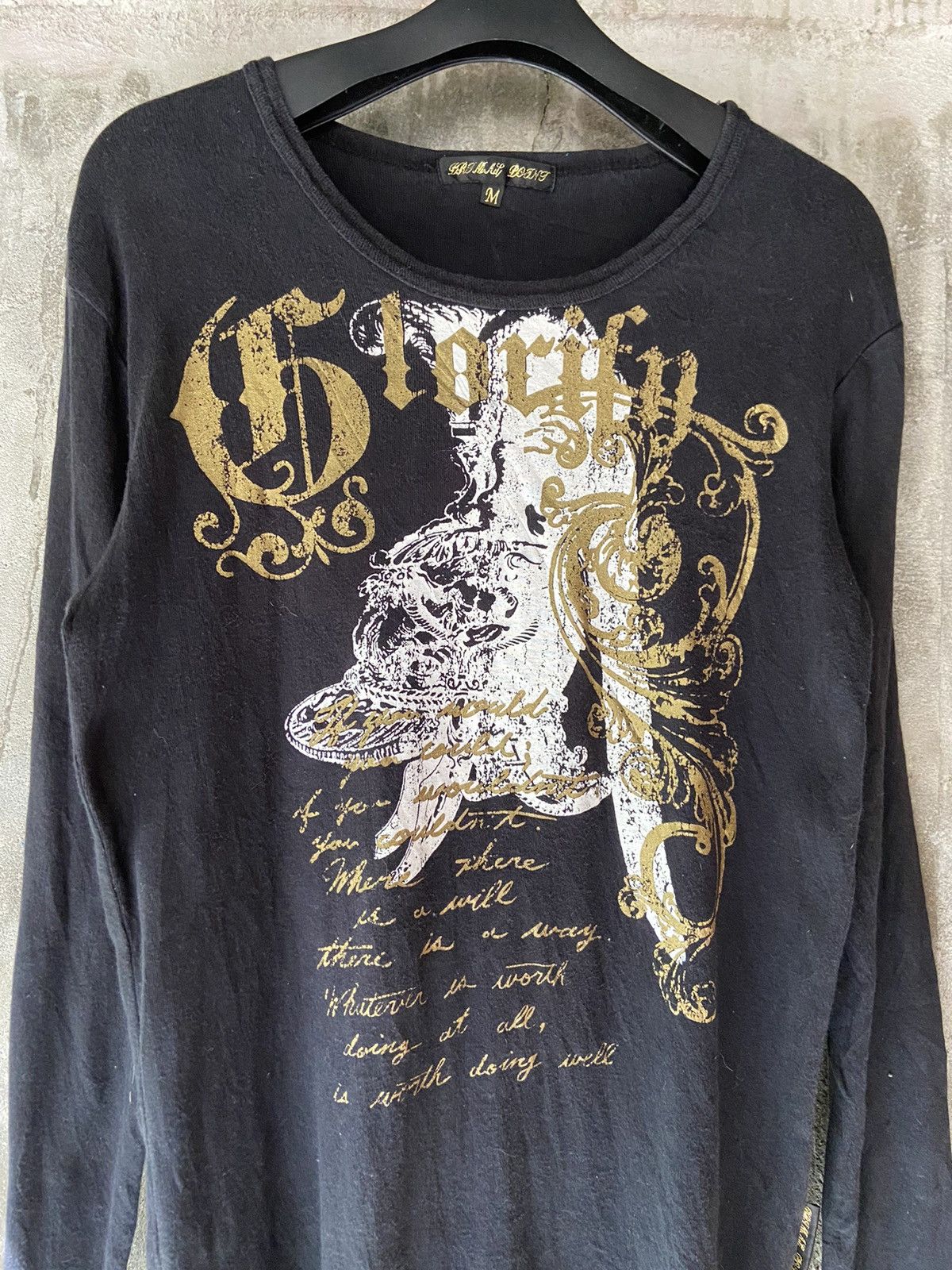 Hysteric Glamour JAPANESE PUNK STYLE 2 IN 1 KNIT UNKNOWN BRAND & LONG SLEEVE Size US M / EU 48-50 / 2 - 11 Thumbnail