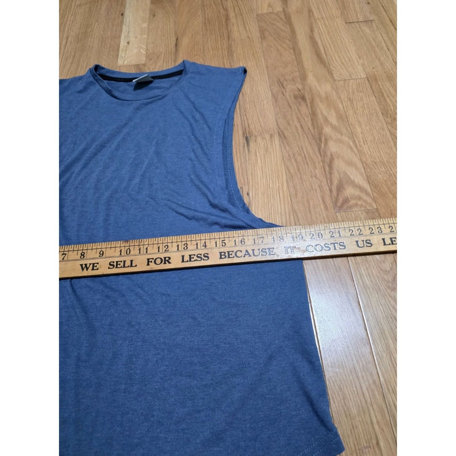 Vintage GYM REVOLUTION Men's Tank Shirt Workout Fitness Blue Medium M Size US M / EU 48-50 / 2 - 5 Thumbnail