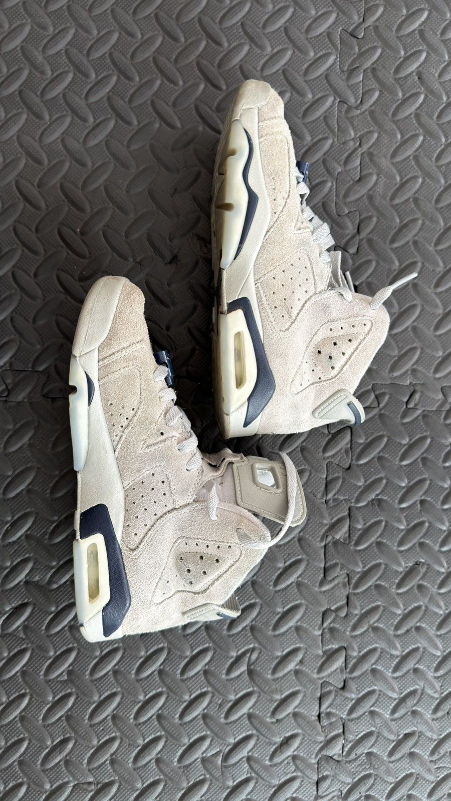 Jordan Brand Grey and navy blue jordan 6s size 5.5 Size US 5.5 / EU 38 - 7 Thumbnail