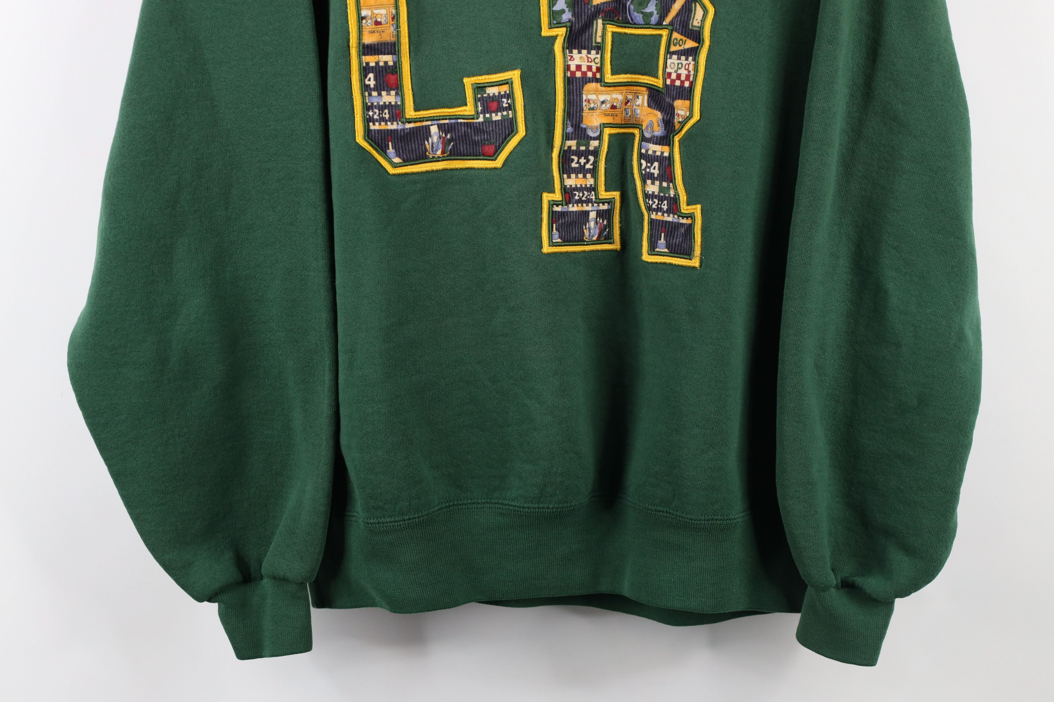 Russell Athletic × Vintage Vintage 90s Russell Athletic School Teacher Sweatshirt USA Size L / US 10 / IT 46 - 3 Thumbnail